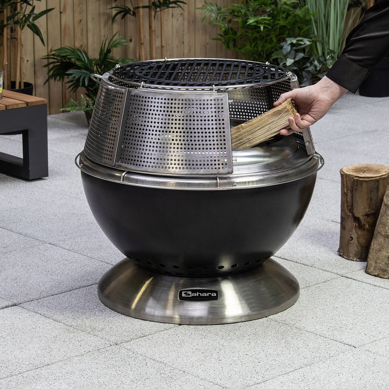Sahara Fire Pit Grill System