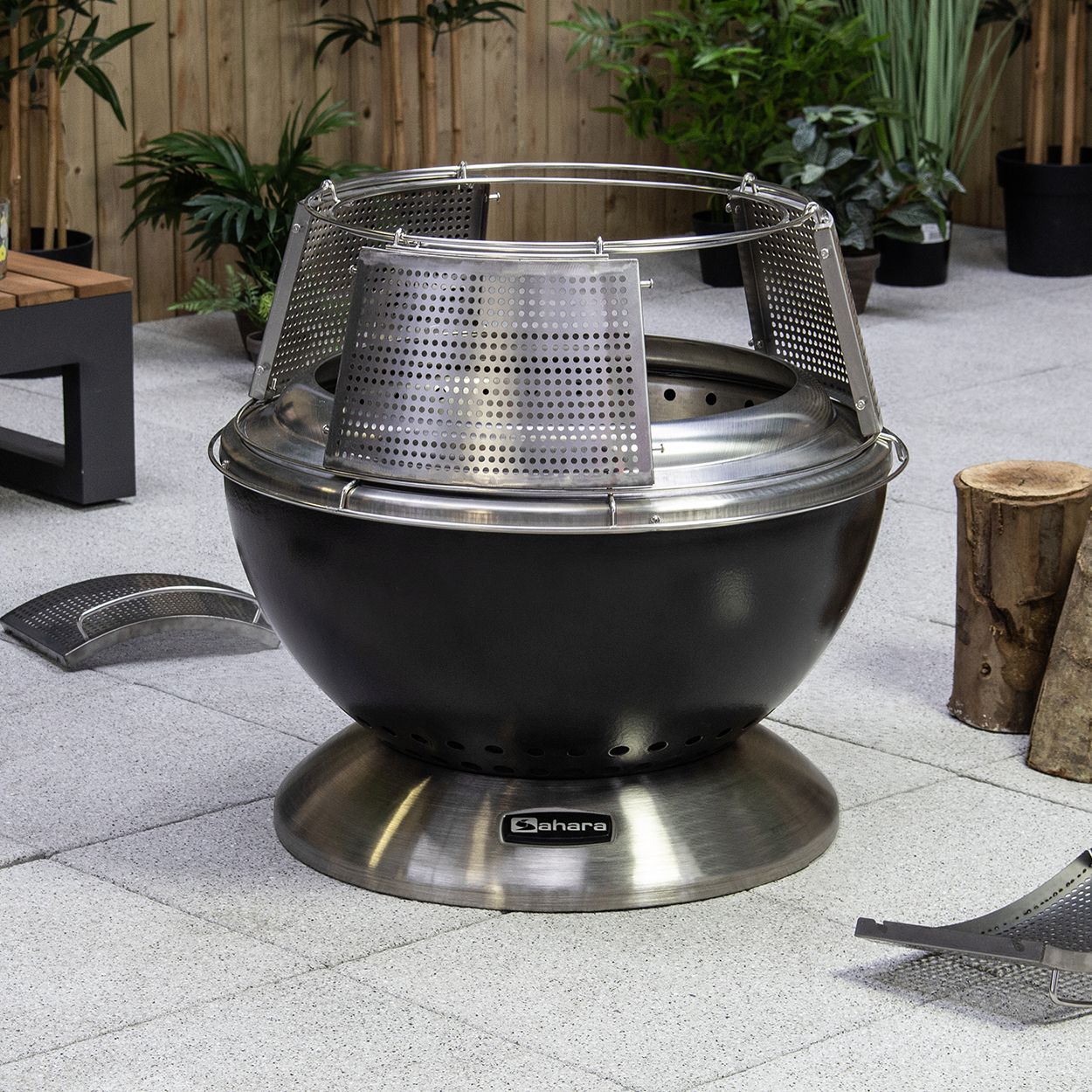 Sahara Fire Pit Grill System