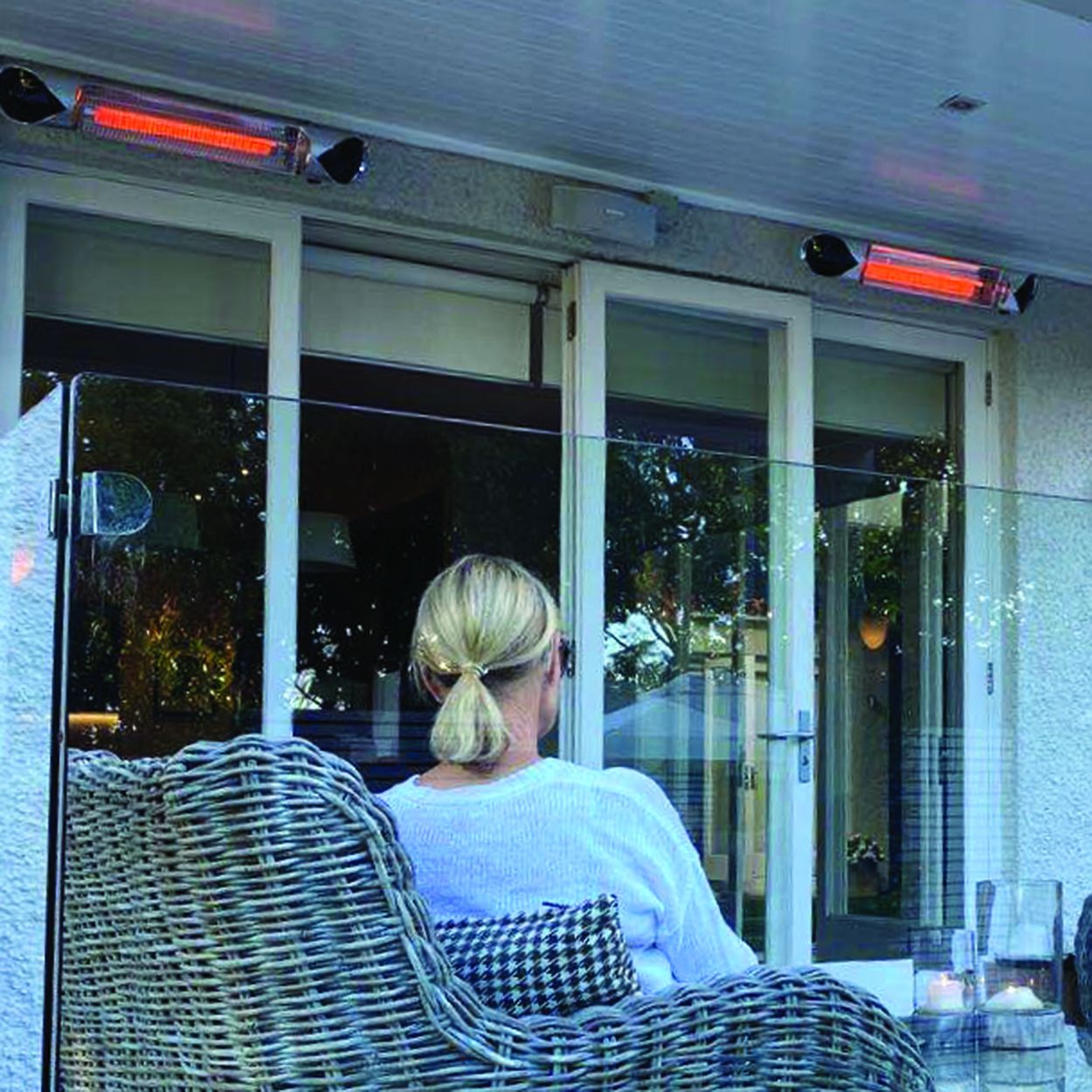 Sahara 2000W Carbon Fibre Wall Mounted Heater