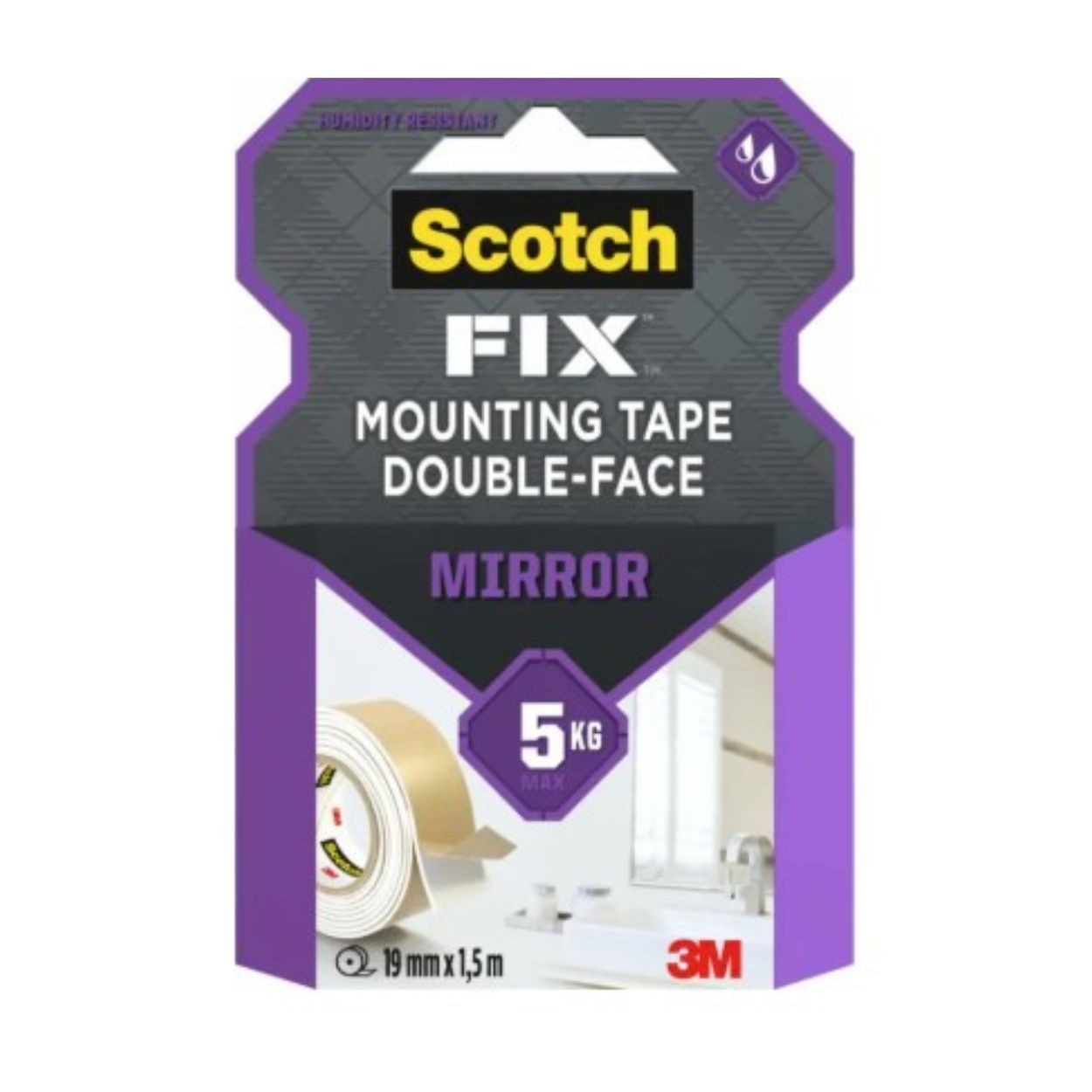 Scotch-FIX Mirror Double-Sided Mounting Tape