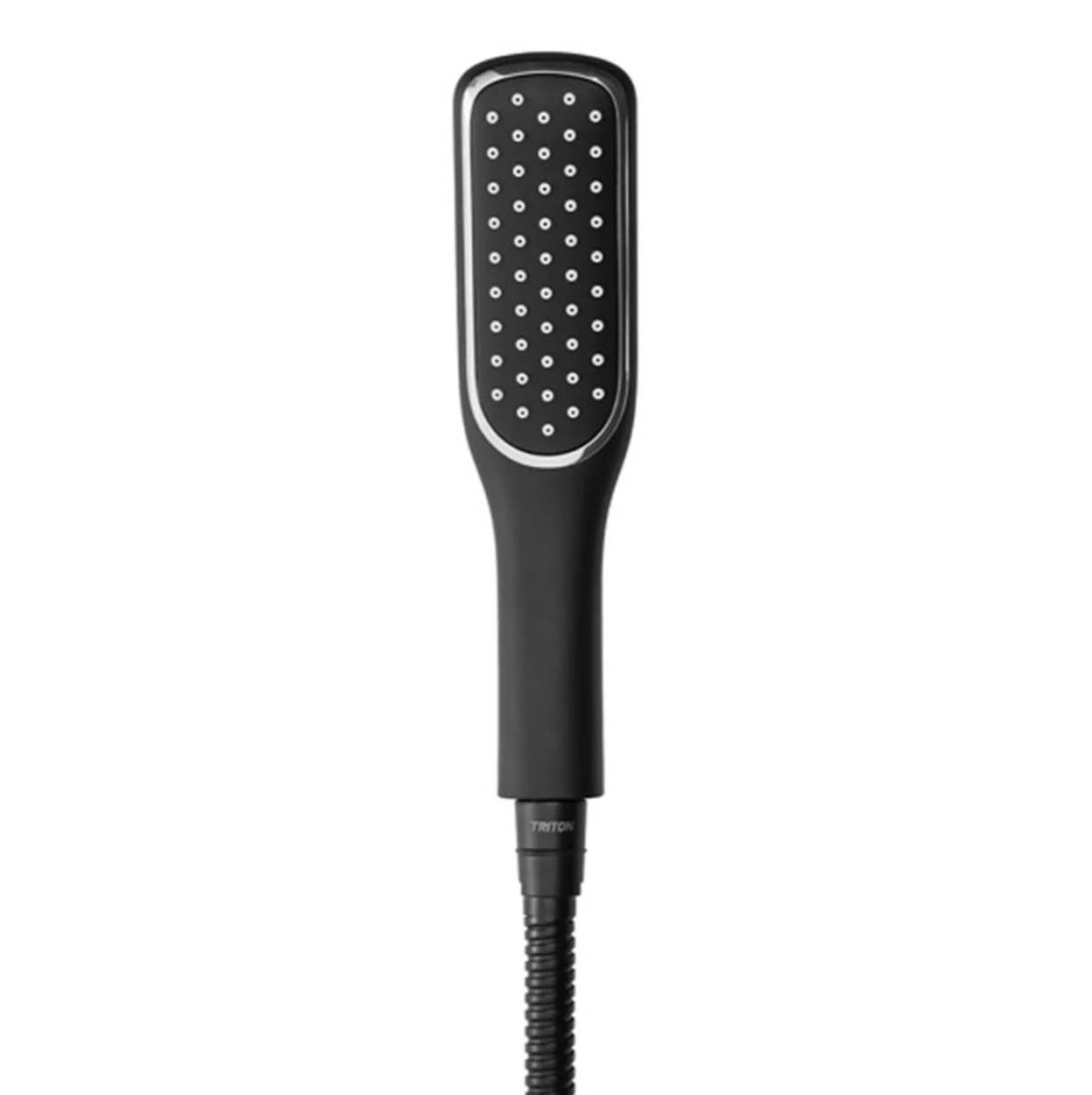 Triton Push Button Bar Diverter Mixer Shower - Black
