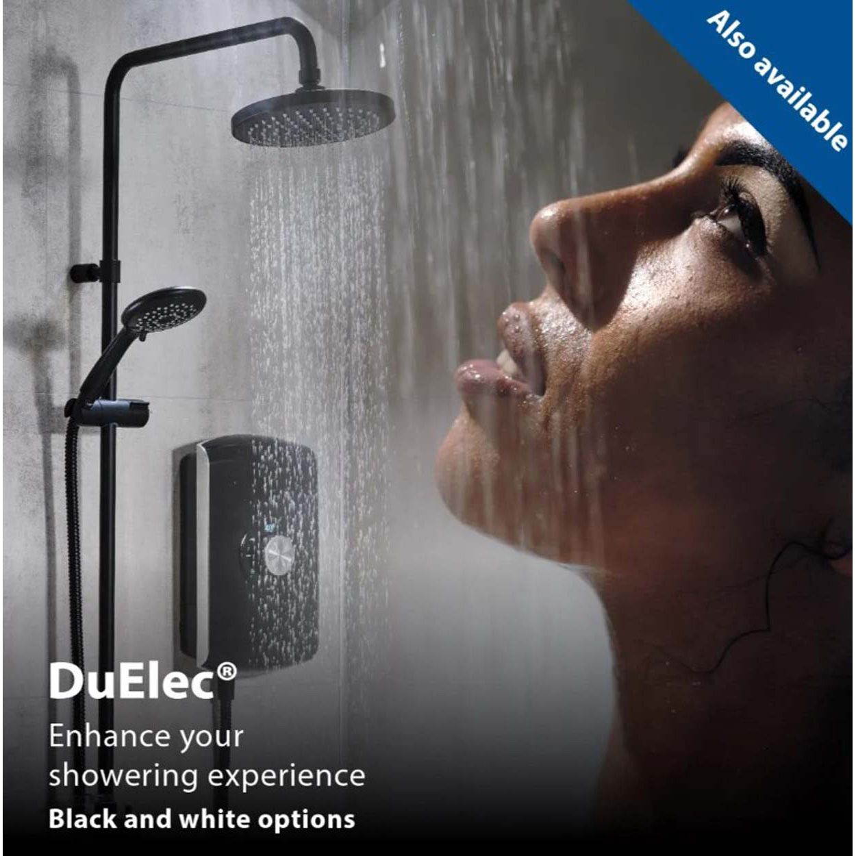 Triton Amore Electric Shower - Gloss Black