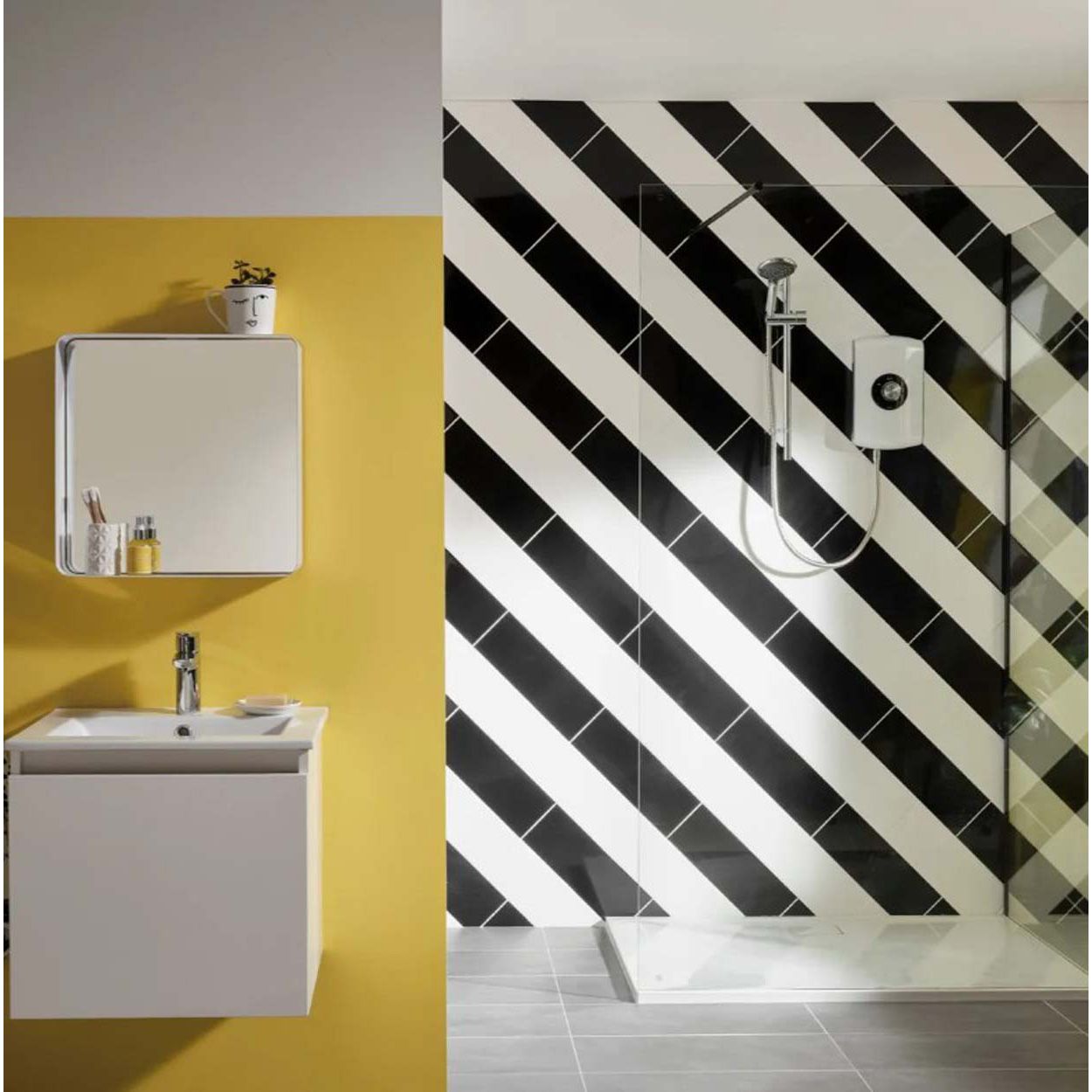 Triton Amore Electric Shower - Gloss White