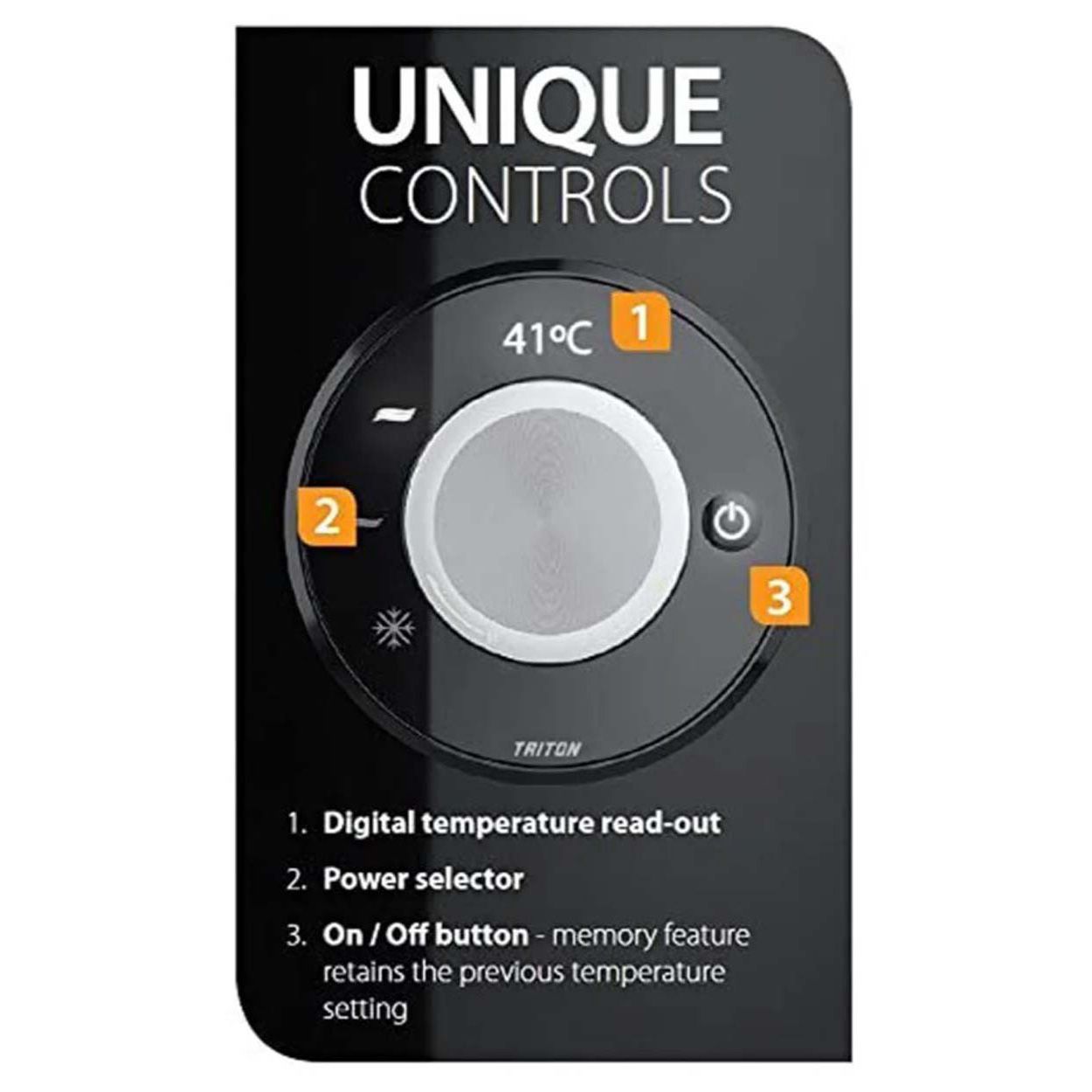 Triton Amore Electric Shower - Gloss White