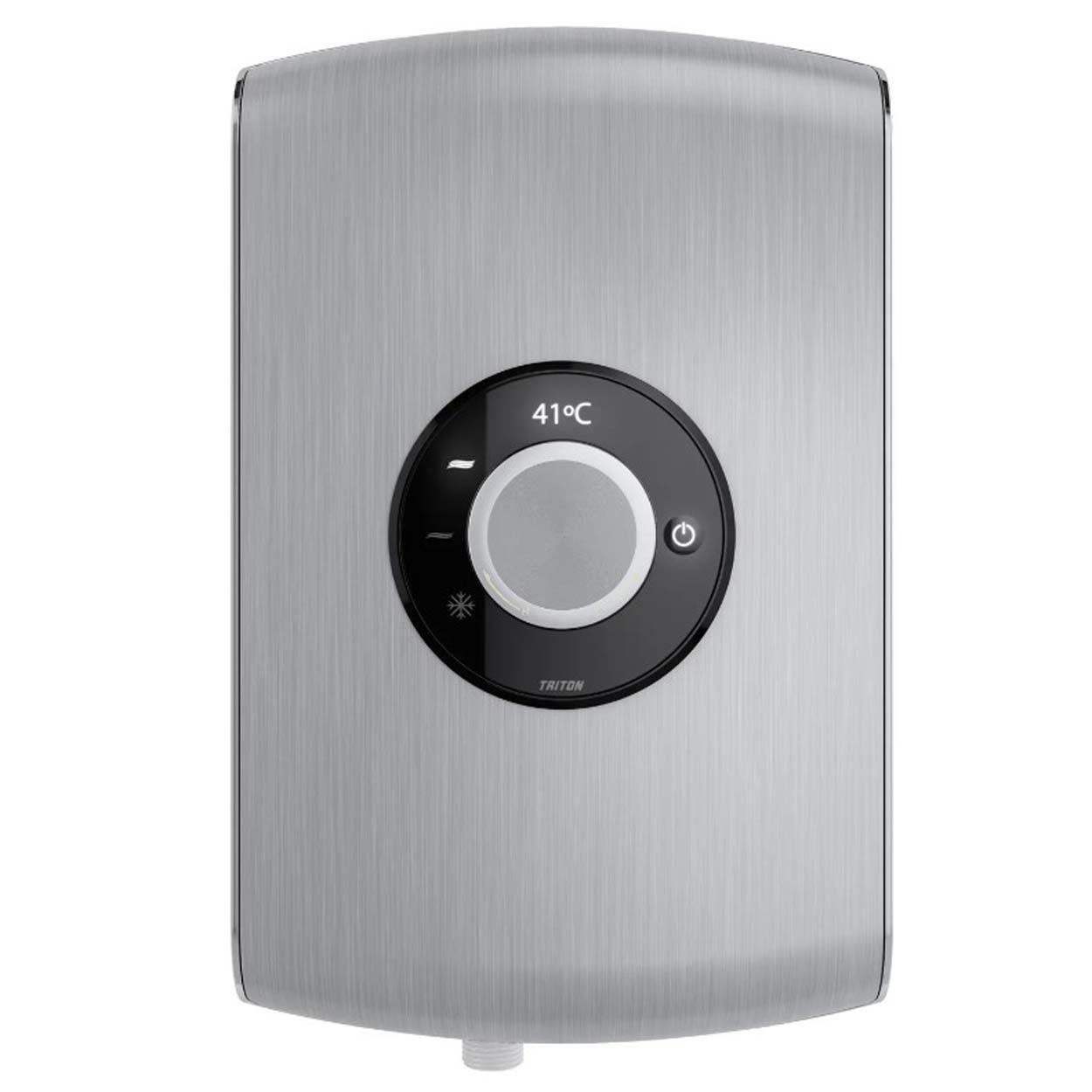 Triton Amore Electric Shower - Brushed Steel