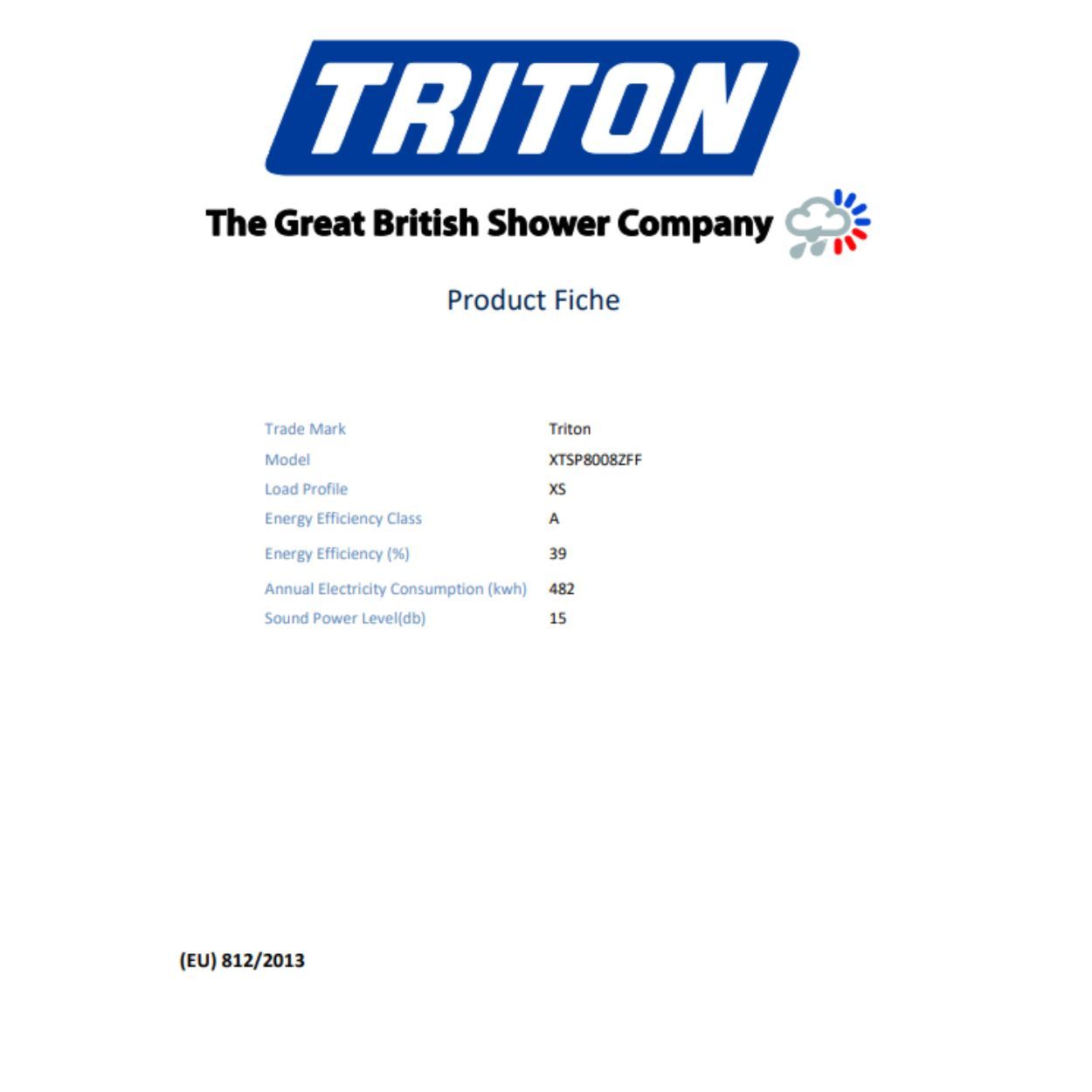 Triton T80Z Fast-Fit Eco Electric Shower