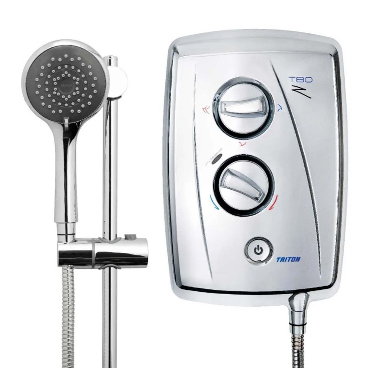 Triton T80Z Fast Fit Mains Fed All Chrome 9.5W