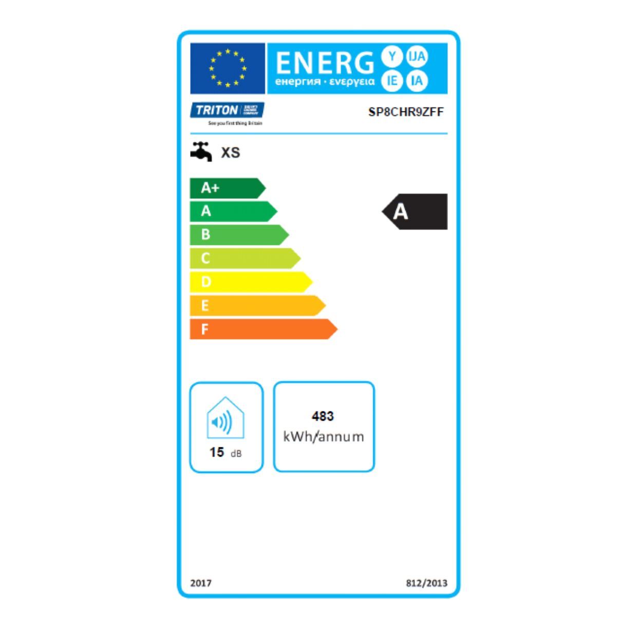 Triton T80Z Fast Fit Mains Fed All Chrome 9.5W