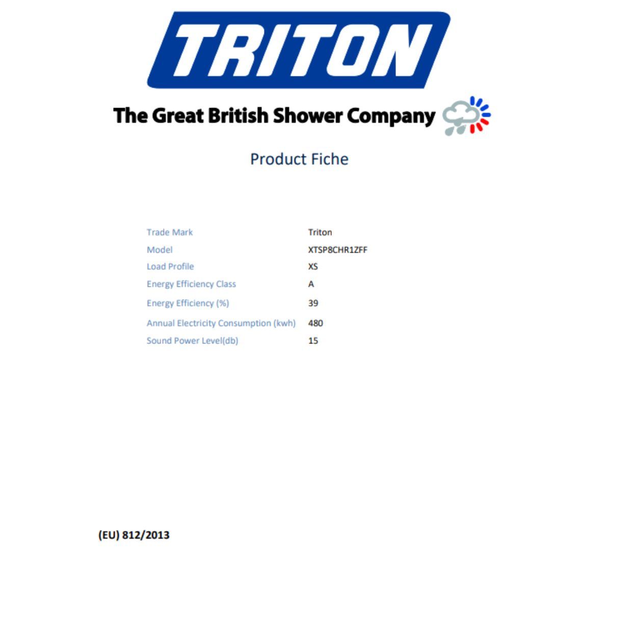 Triton T80Z Fast Fit Mains Fed All Chrome 10.5W