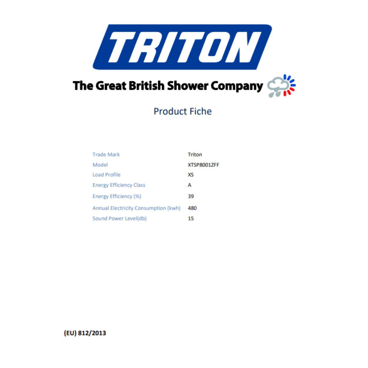Triton T80Z Thermostatic Fast-Fit