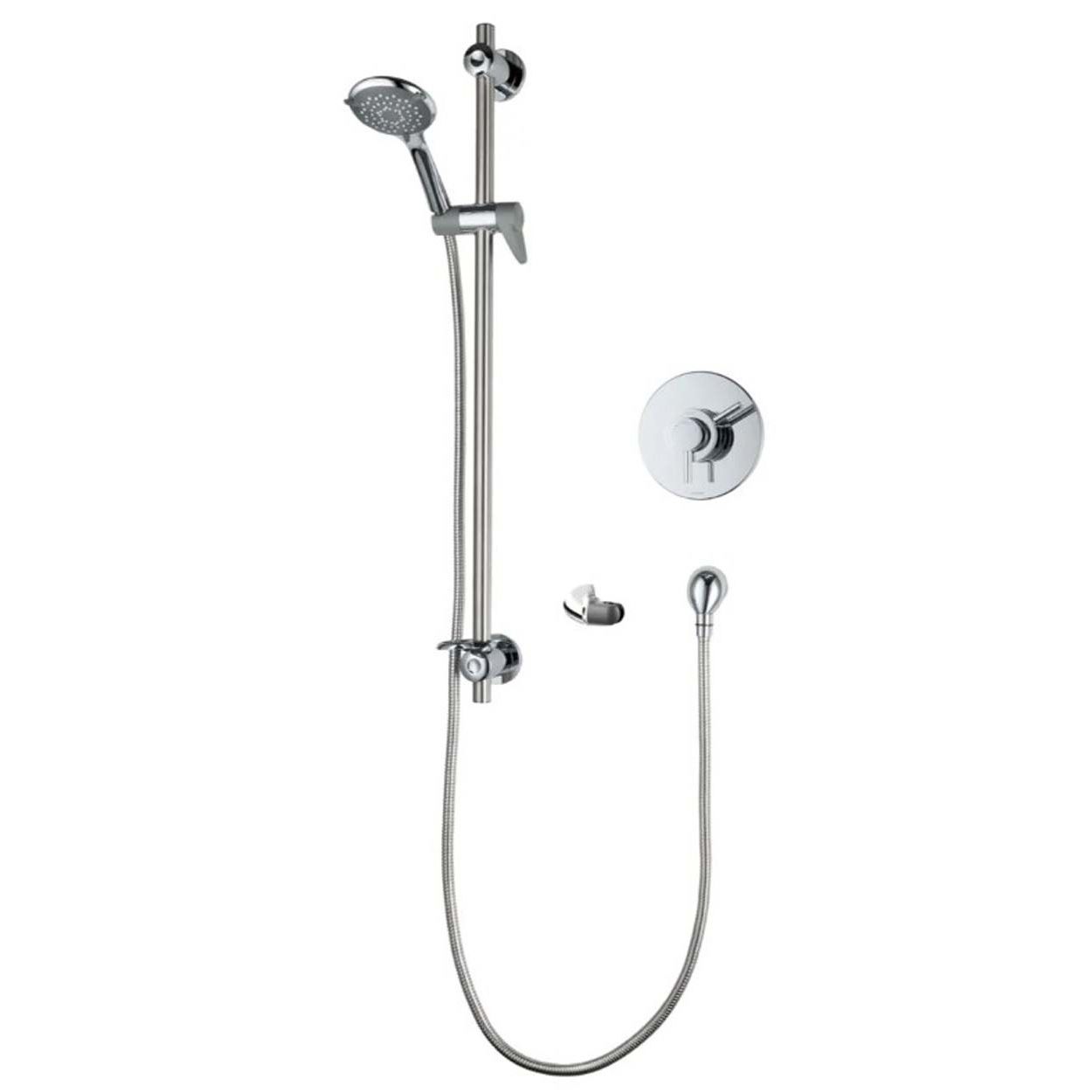 Triton Elina Concentric Mixer Valve And Grab Rail Kit