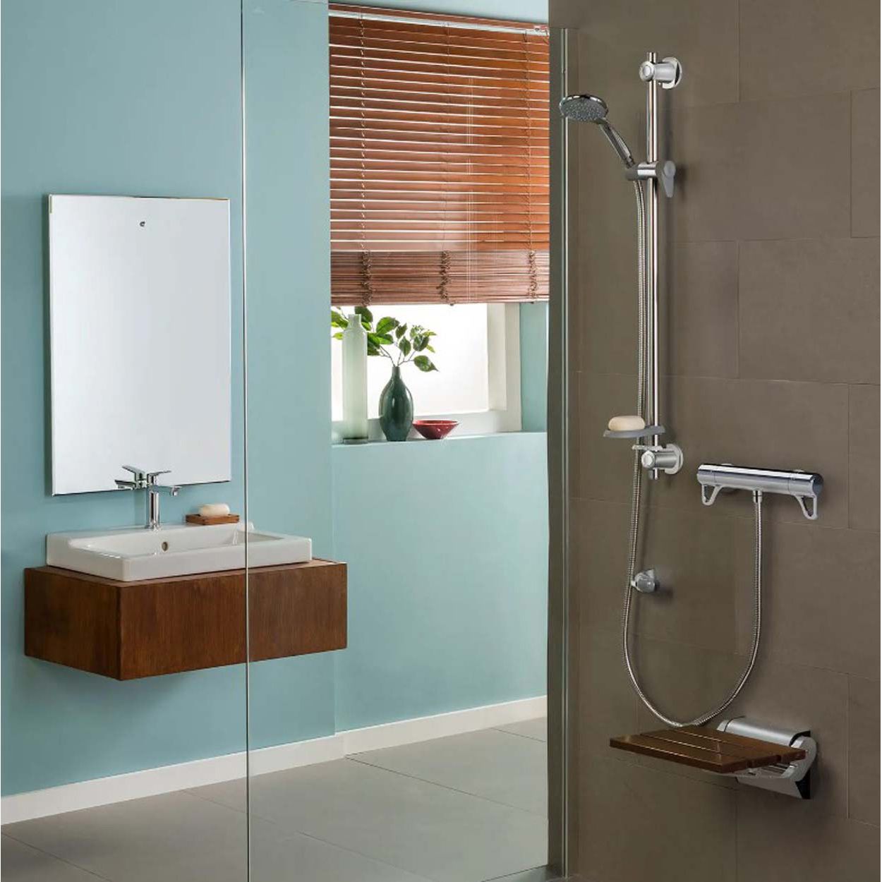 Triton Elina Inclusive Bar Mixer With Grab Rail Kit