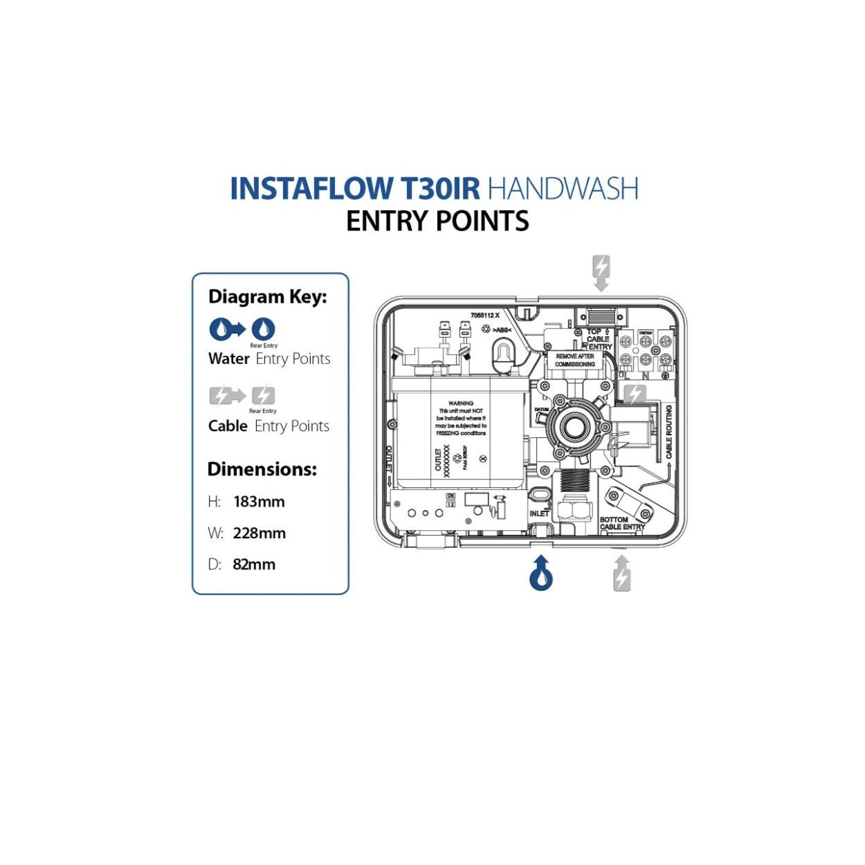 Triton Instaflow T30 Ir 3Kw Infrared Sensor Handwash