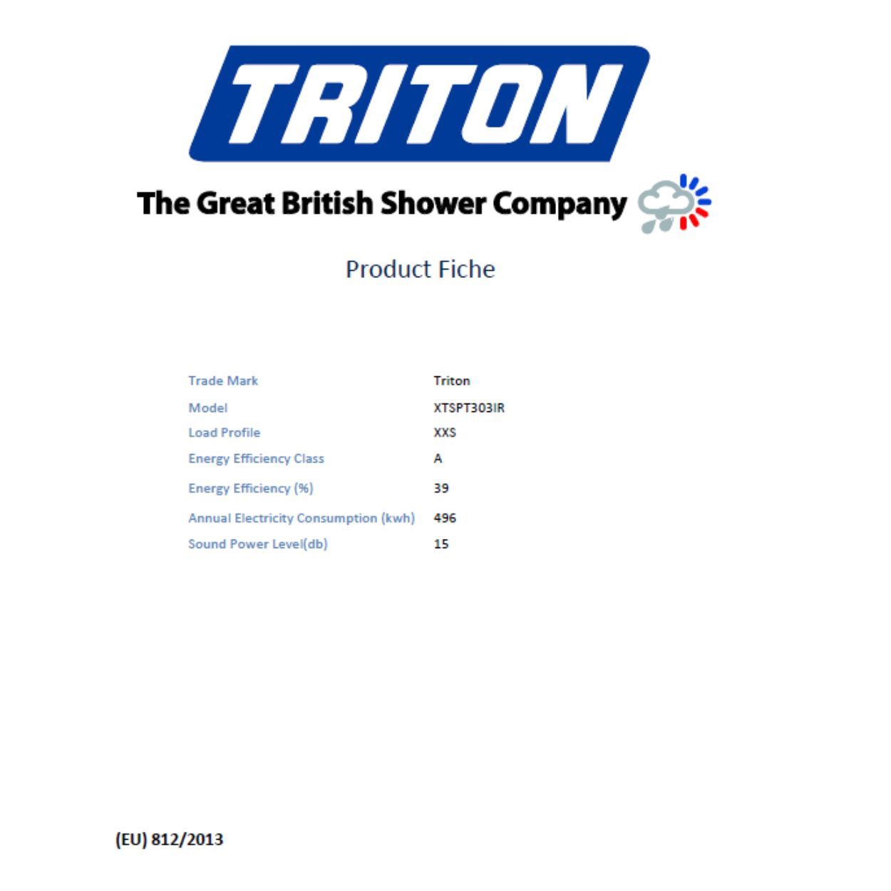 Triton Instaflow T30 Ir 3Kw Infrared Sensor Handwash