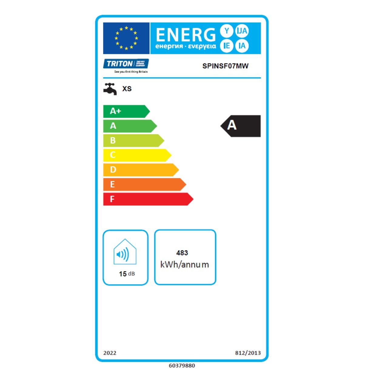 Triton Instantaneous Water Heater Multi Point 7.7Kw