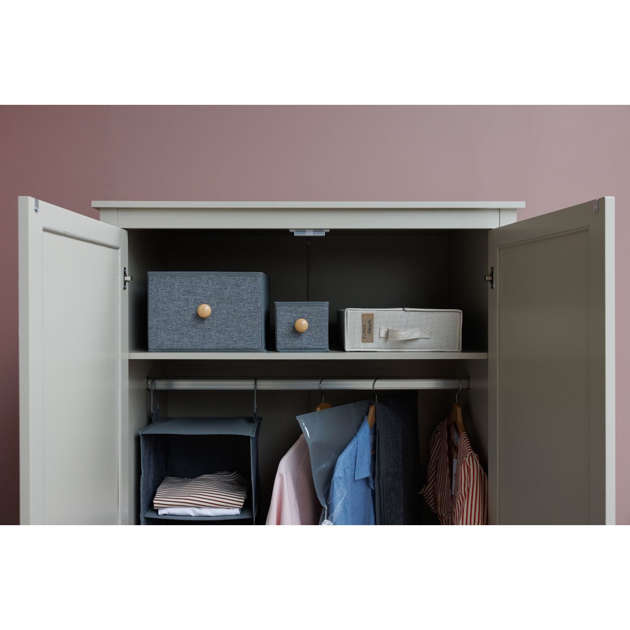 Lyon Grey Wardrobe