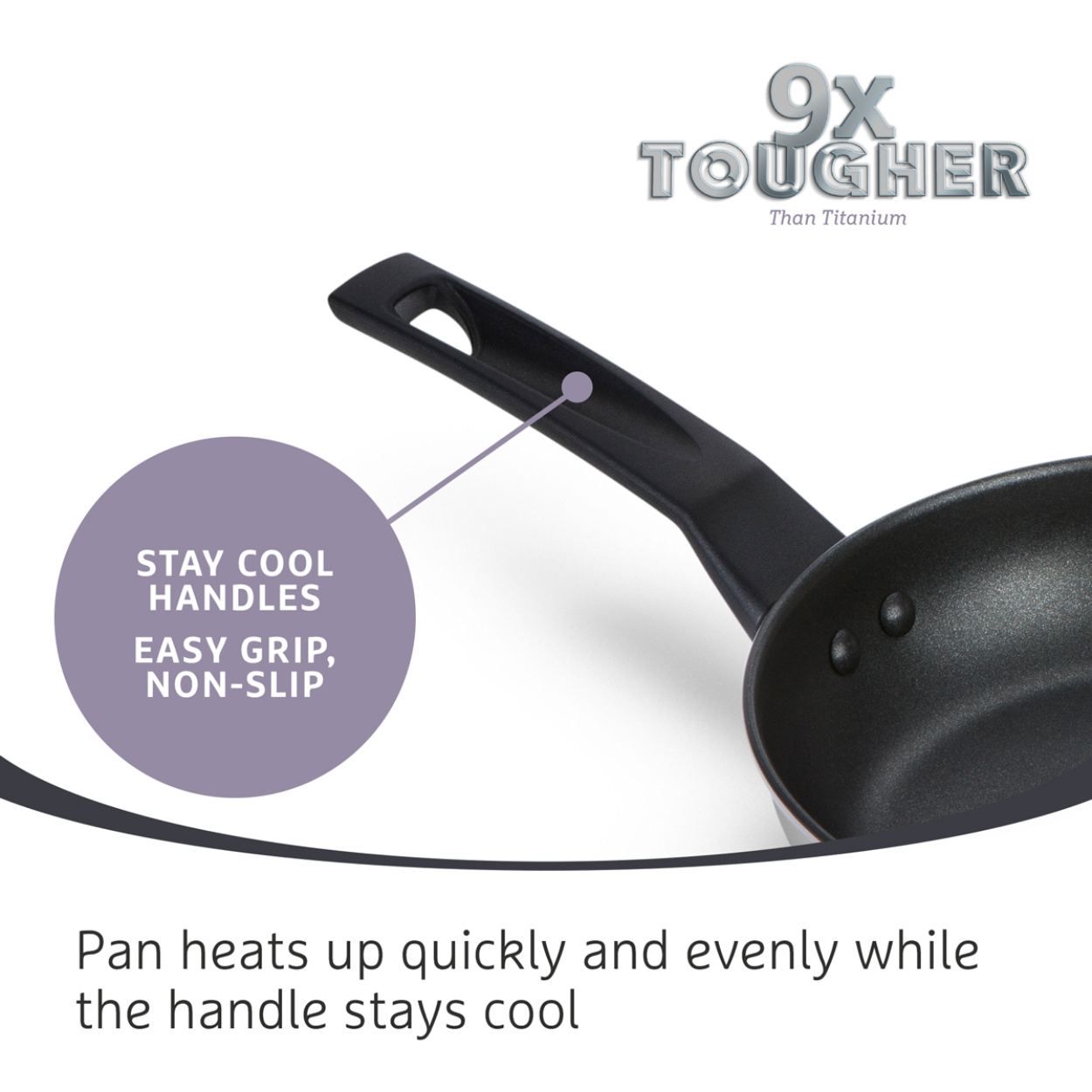 Prestige 9X Tougher Nonstick Induction 4Pce Set And Milkpan