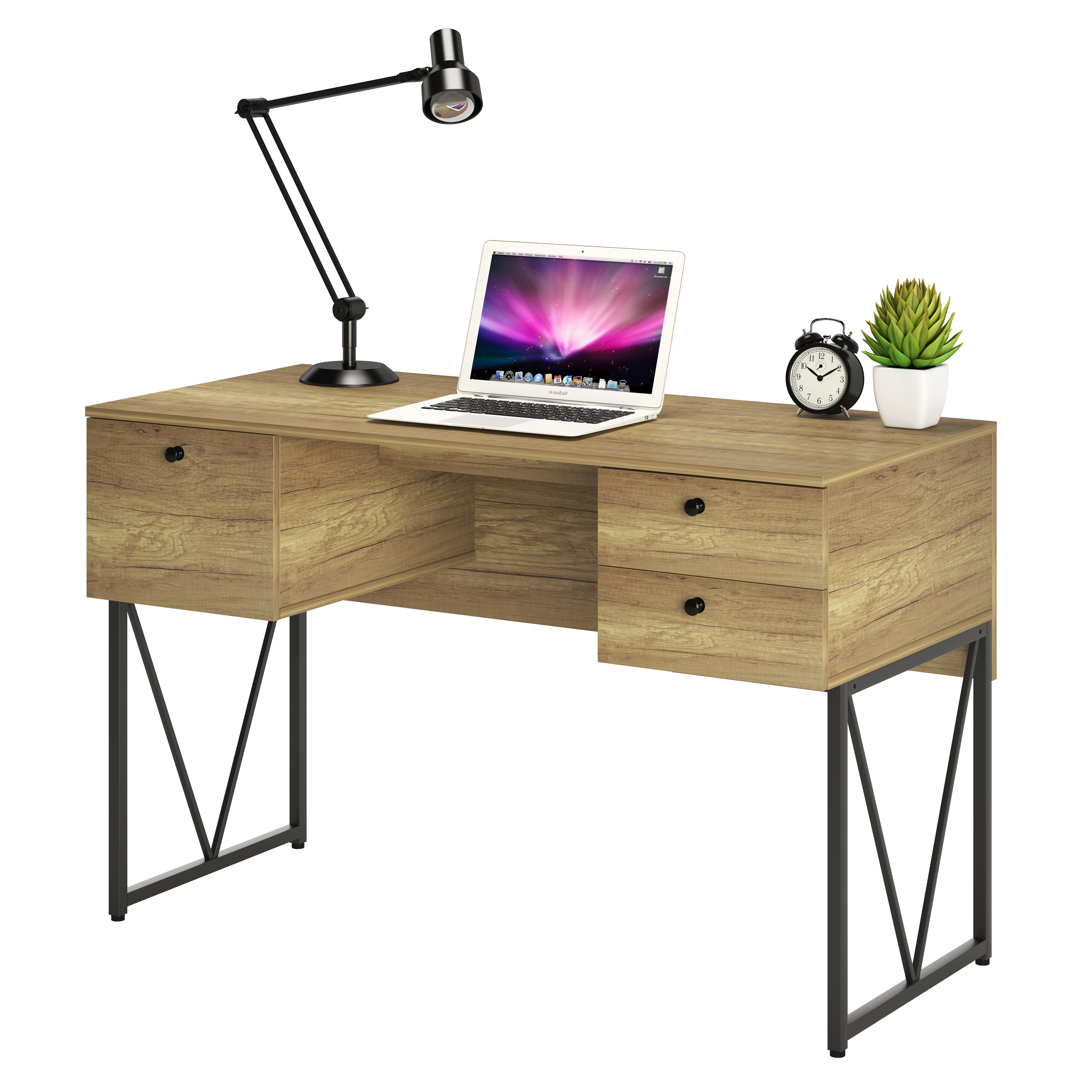 Oak Computer Desk 76x120x55 cm