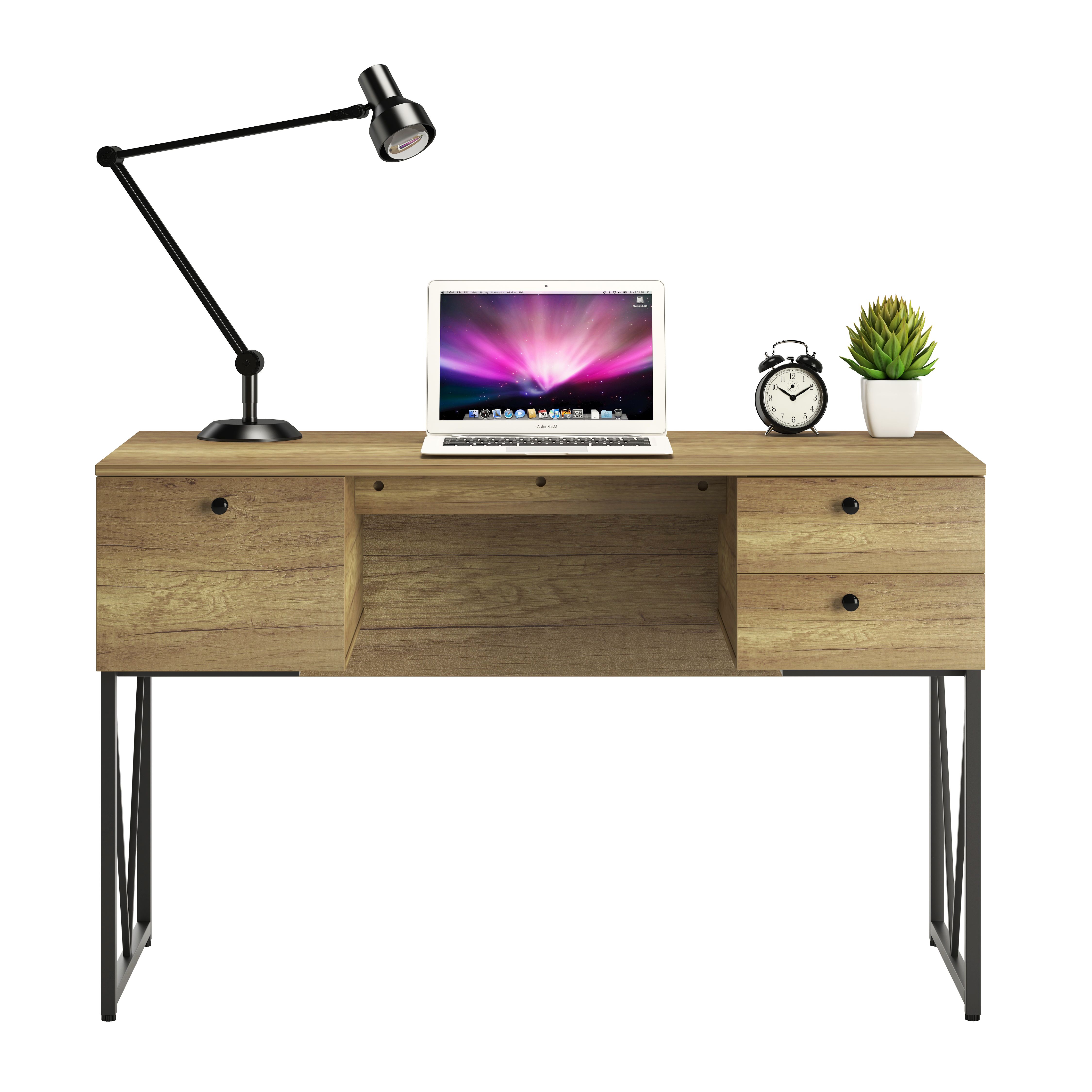 Oak Computer Desk 76x120x55 cm