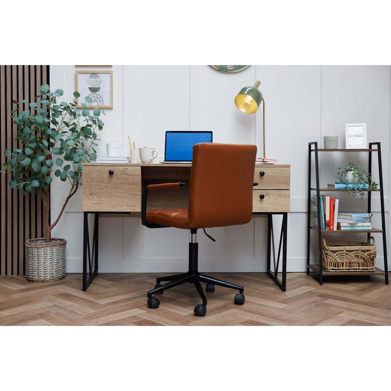 Oak Computer Desk 76x120x55 cm