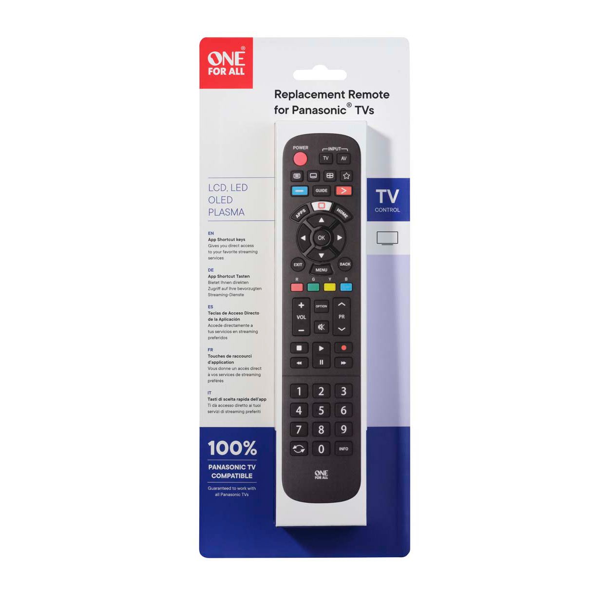 Toshiba TV Replacement Remote Control
