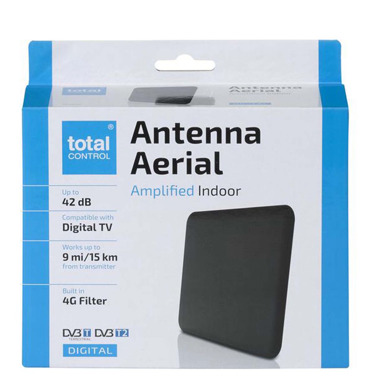 Total Control Amplified Indoor 43DB Aerial 15 Km