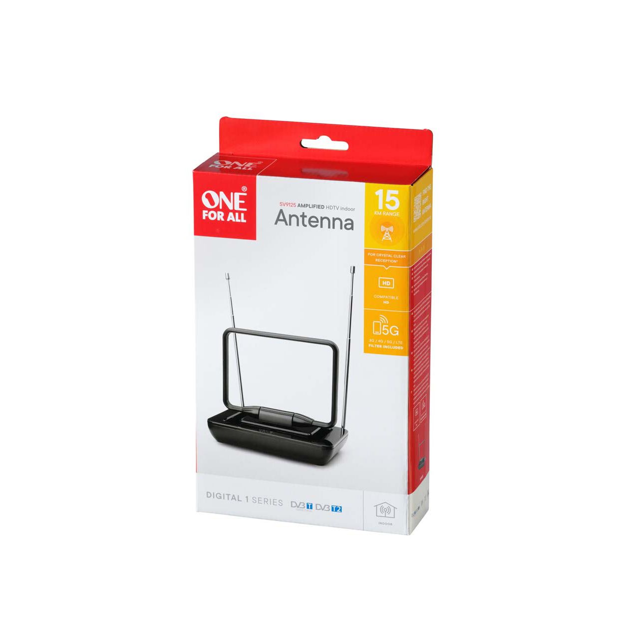 Digital Antenna Indoor Amplified 36DB Gain 15Km