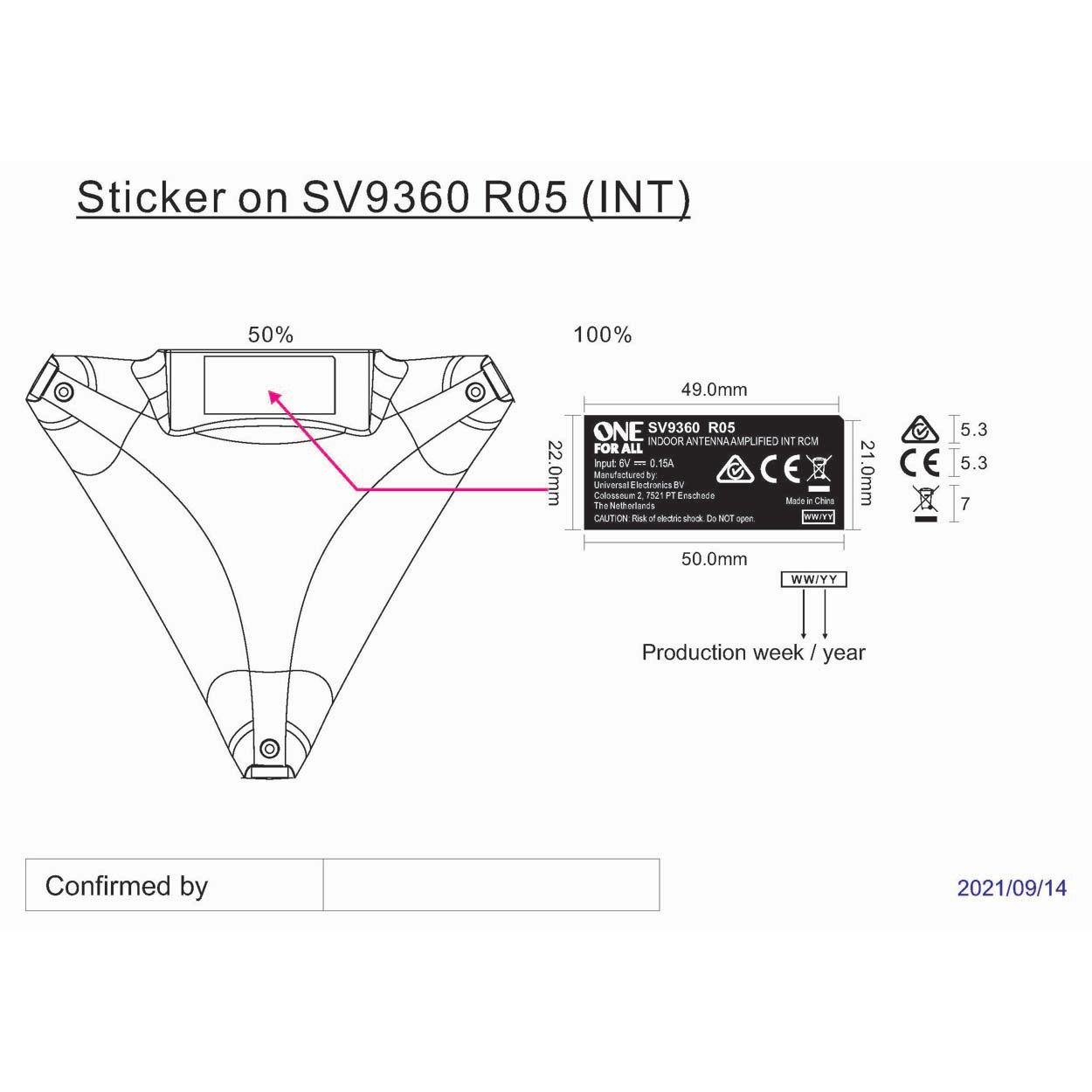 Antenna Indoor Up To 45DB Gain Range To 15Km