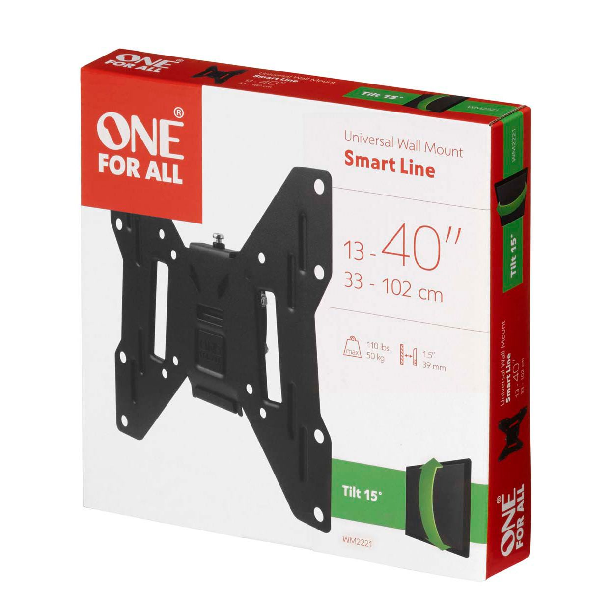 Wall Mount Smart Tilt Screens 13 To 43 50Kg