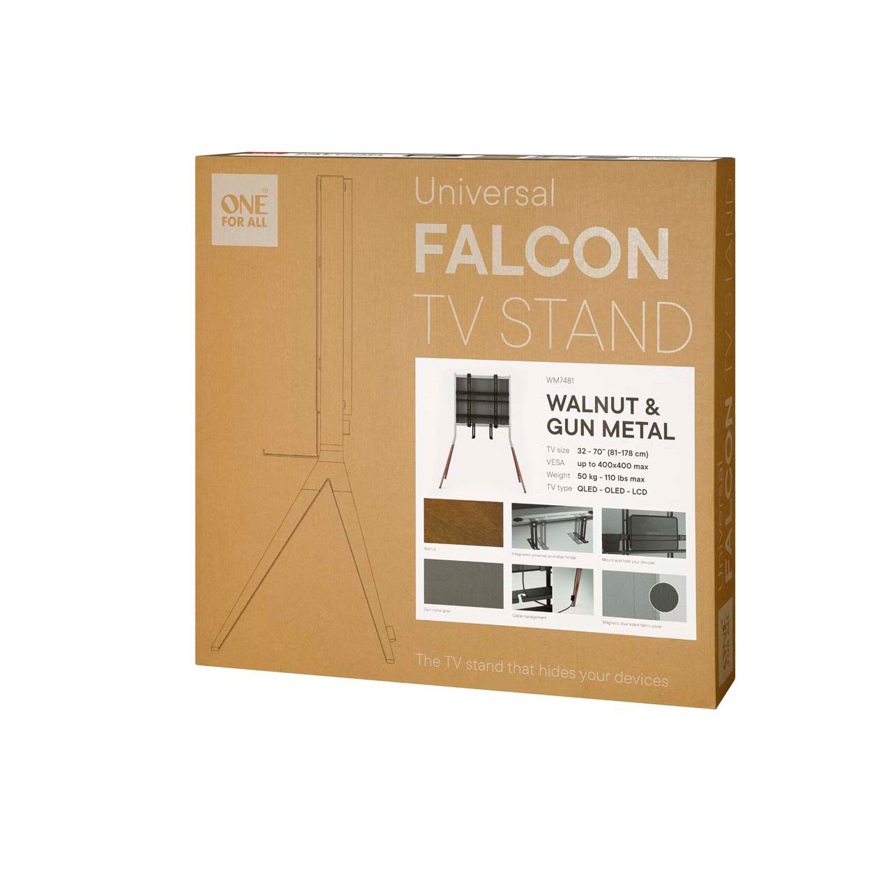 Falcon TV Stand Screens 32 70 50Kg