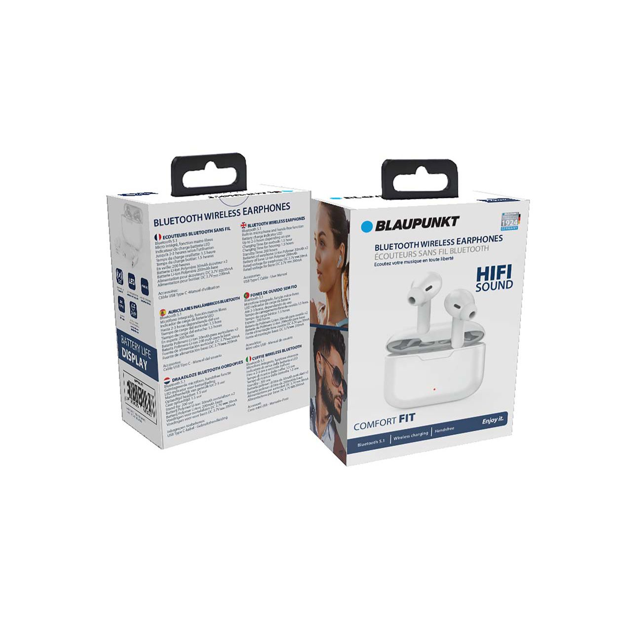 True Wireless Earbuds With Charging Case