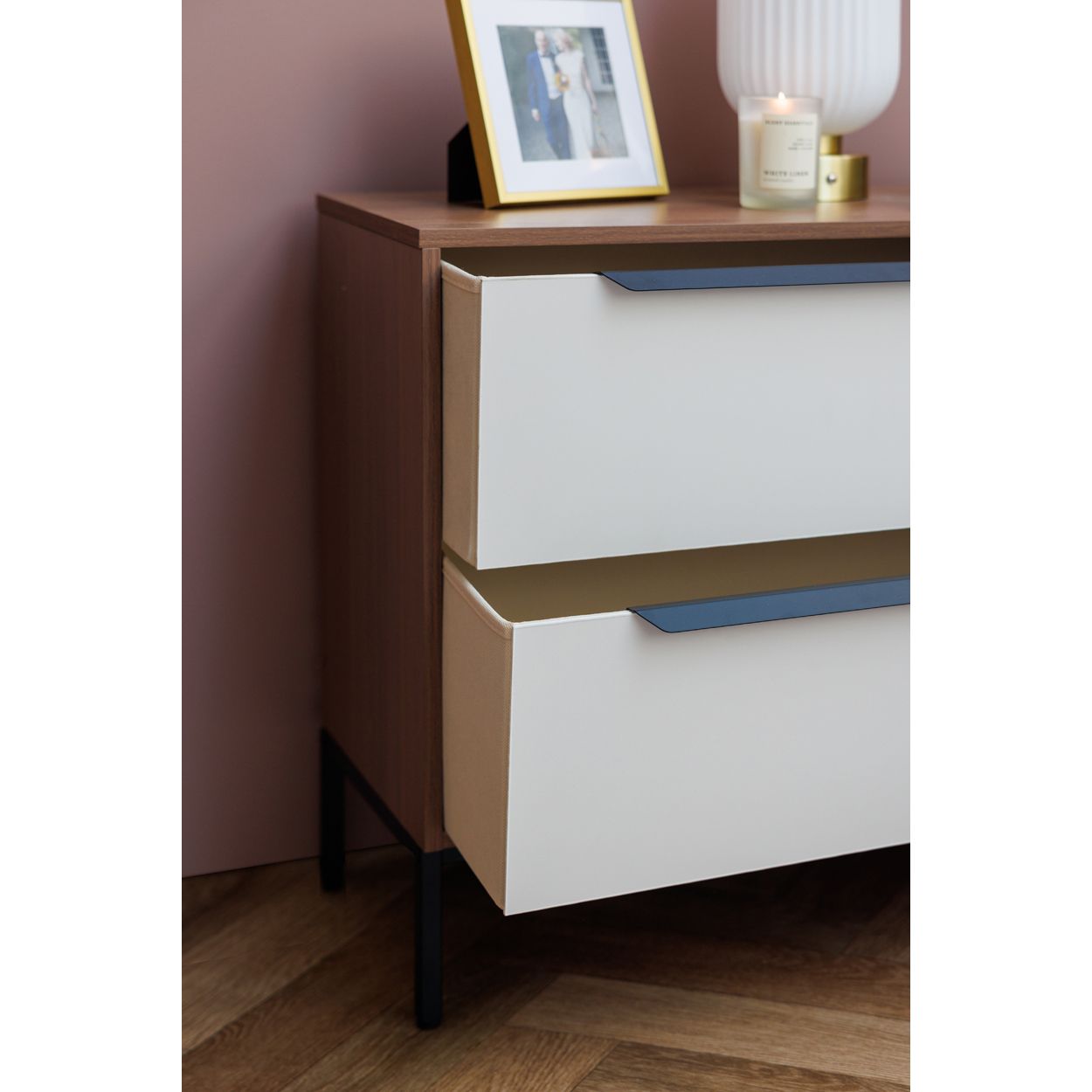 Kate 2 Drawer Night Stand Unit