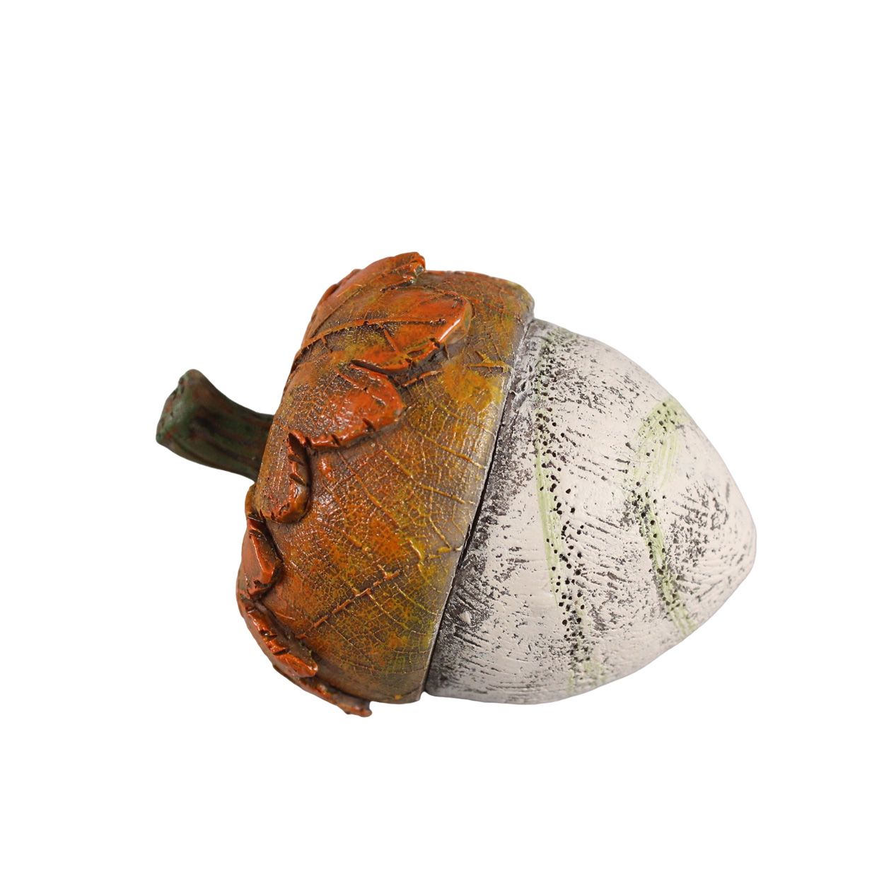 Orange Acorn Ornament 8cm 