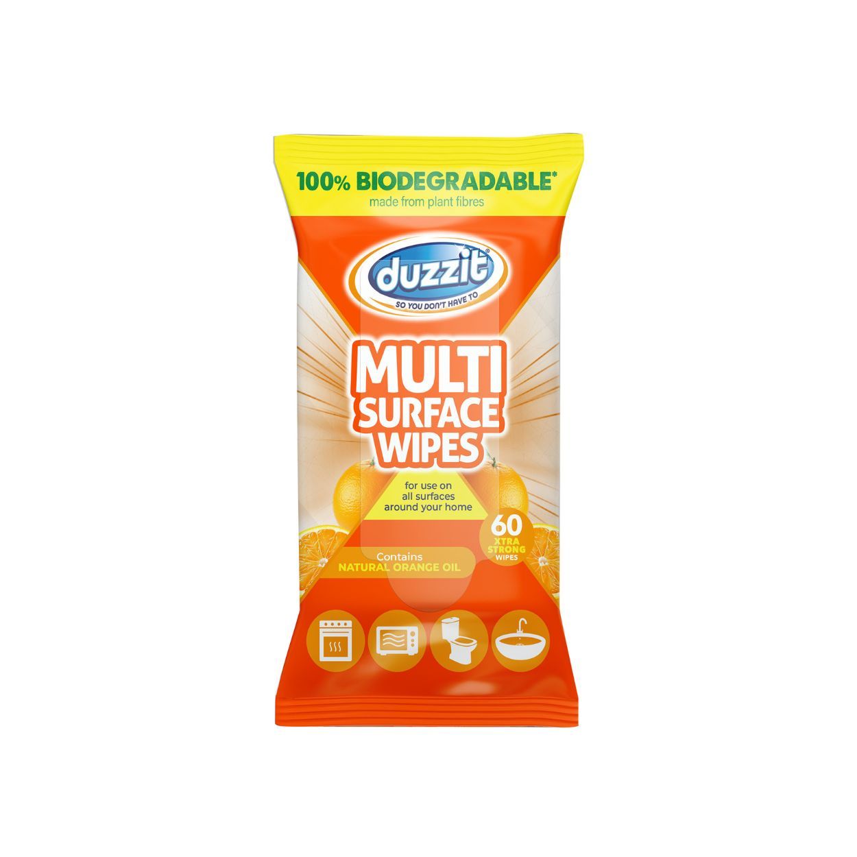 DUZZIT BIODEGRADABLE MULTI SURFACE WIPES