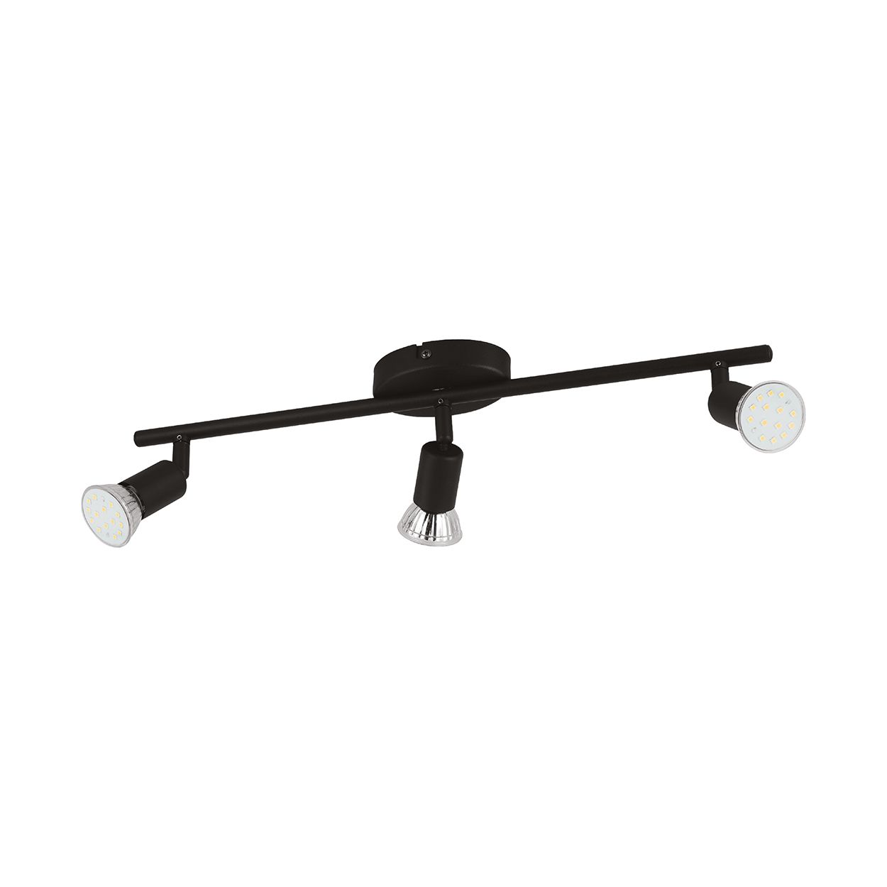 EGLO Buzz-LED Black Steel 3 Light Spotlight