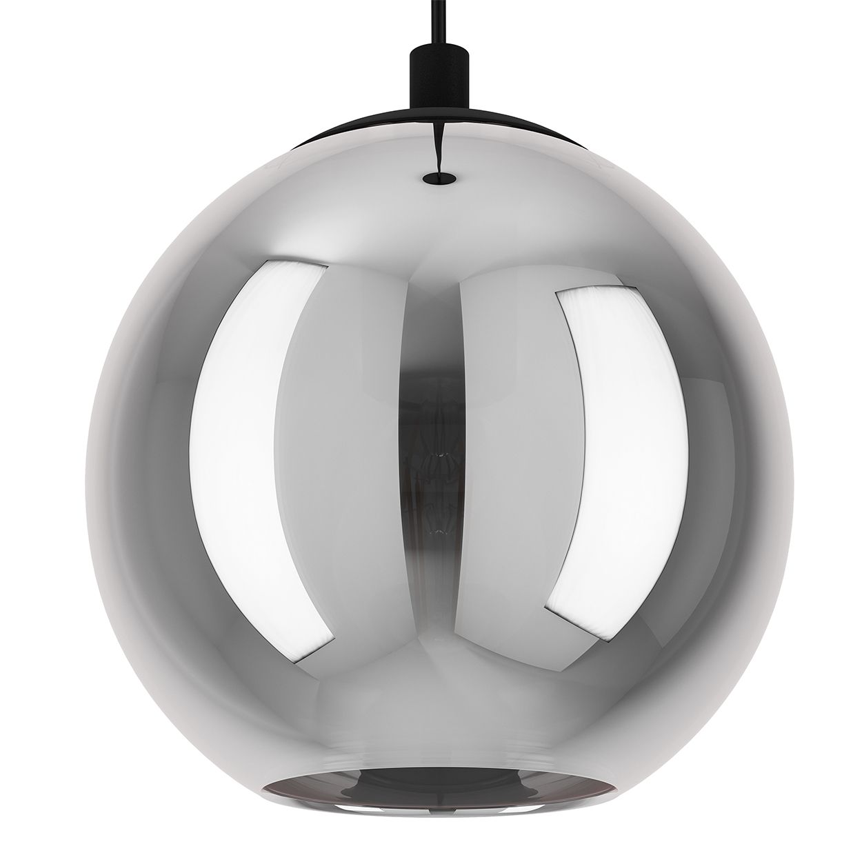 EGLO Ariscani Smoked Glass Single Pendant