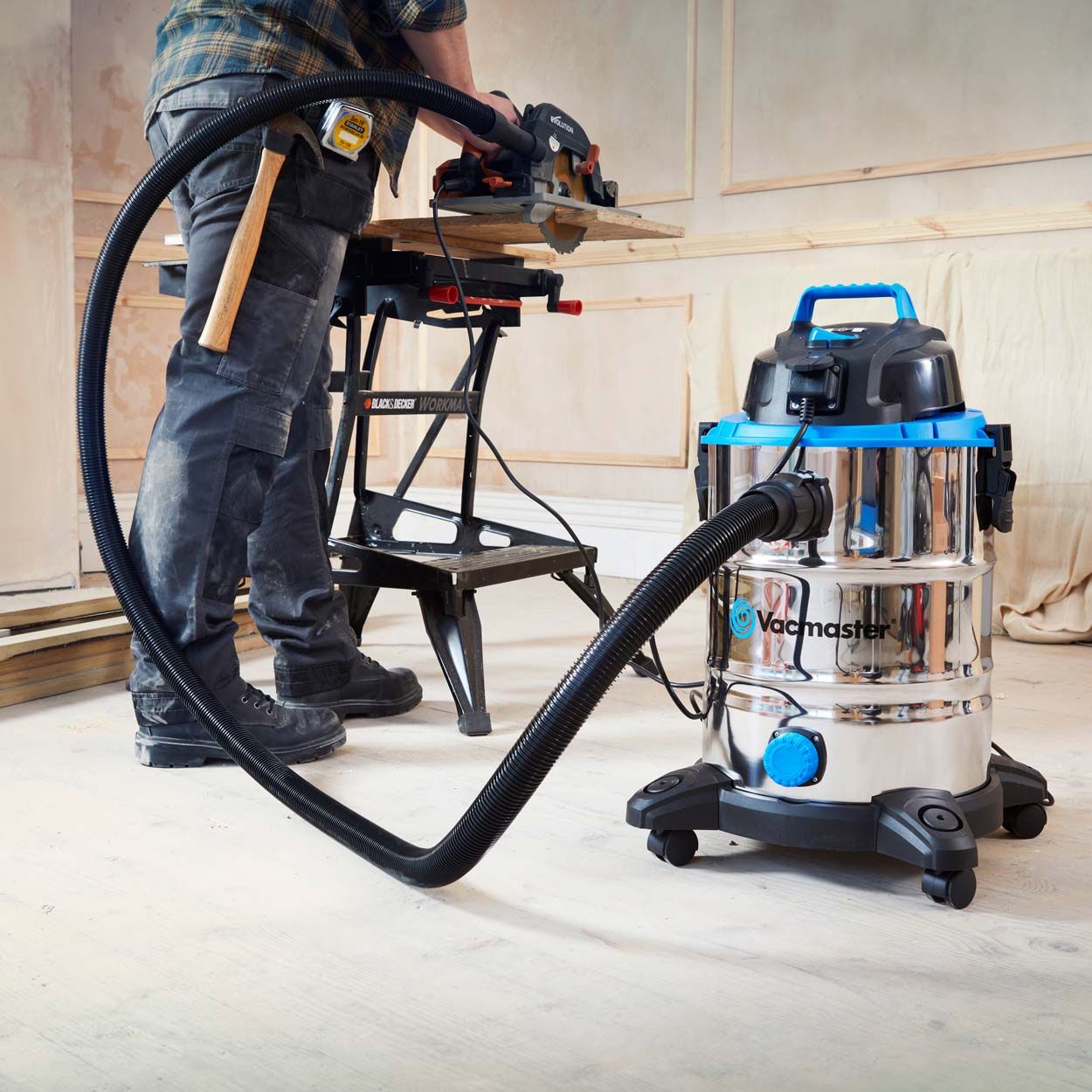 Vacmaster 30L Wet & Dry Vacuum with Power Take Off