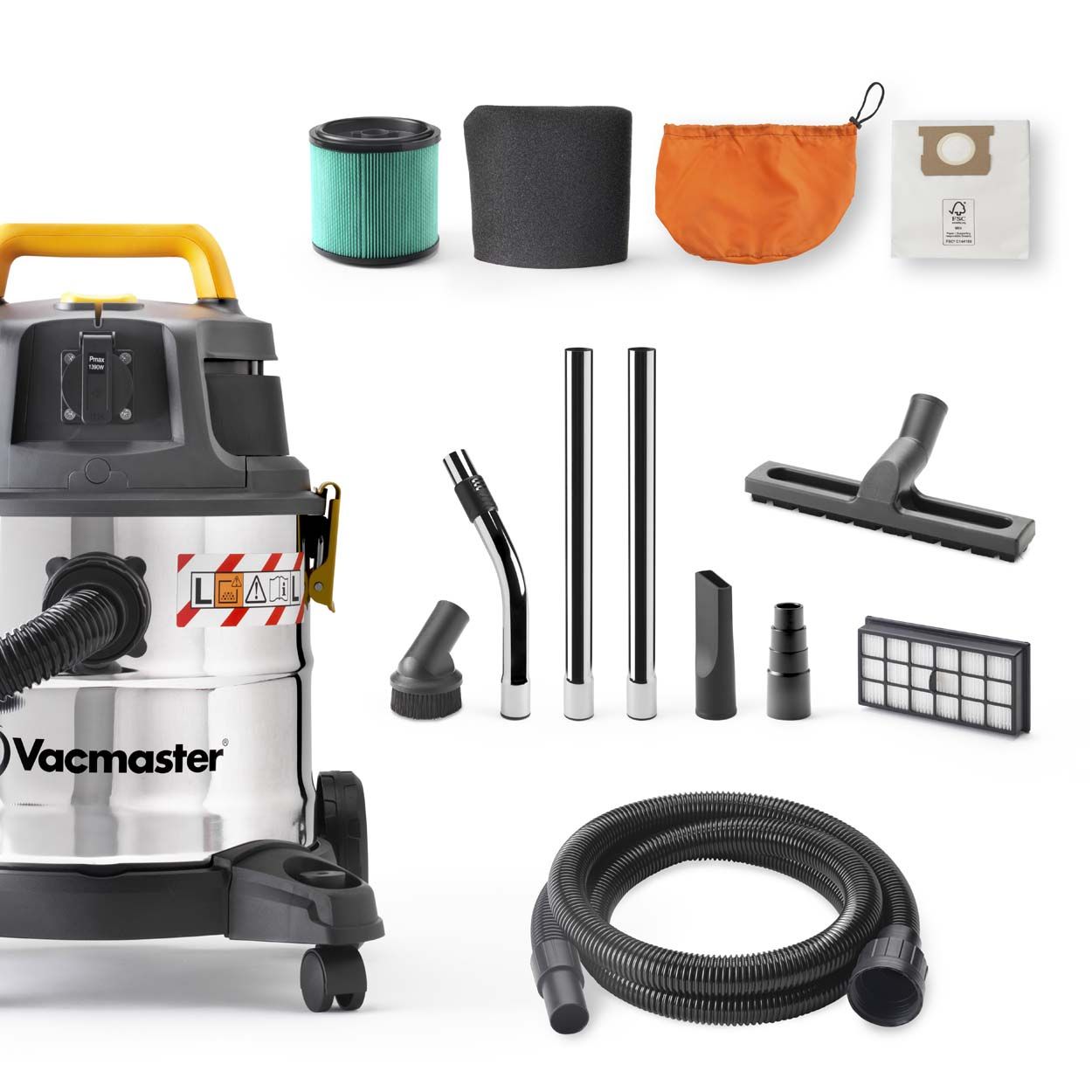 Vacmaster L Class 20L Wet & Dry Vacuum with PTO