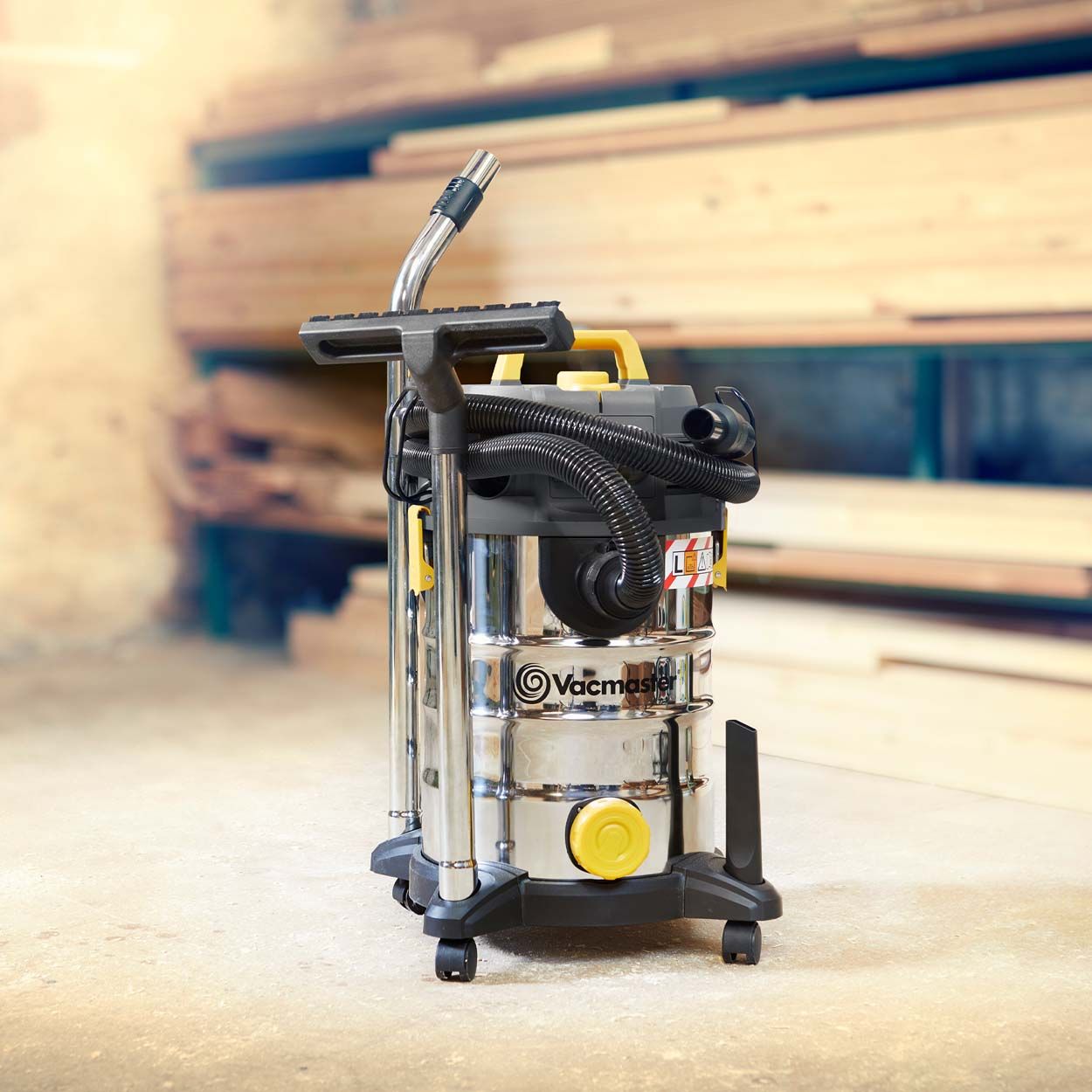 Vacmaster L Class 30L Wet and Dry Vacuum with PTO & PCF
