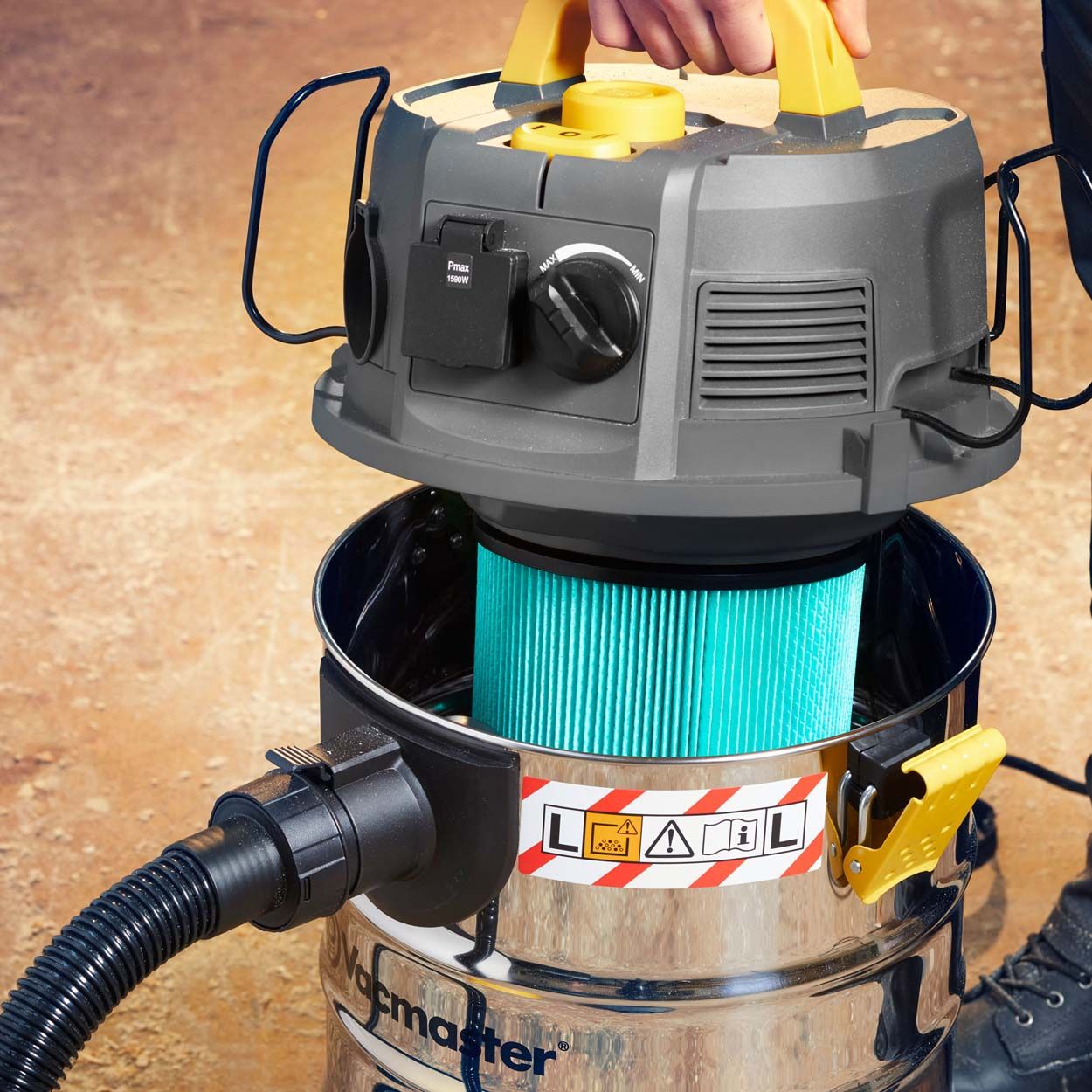 Vacmaster L Class 30L Wet and Dry Vacuum with PTO & PCF