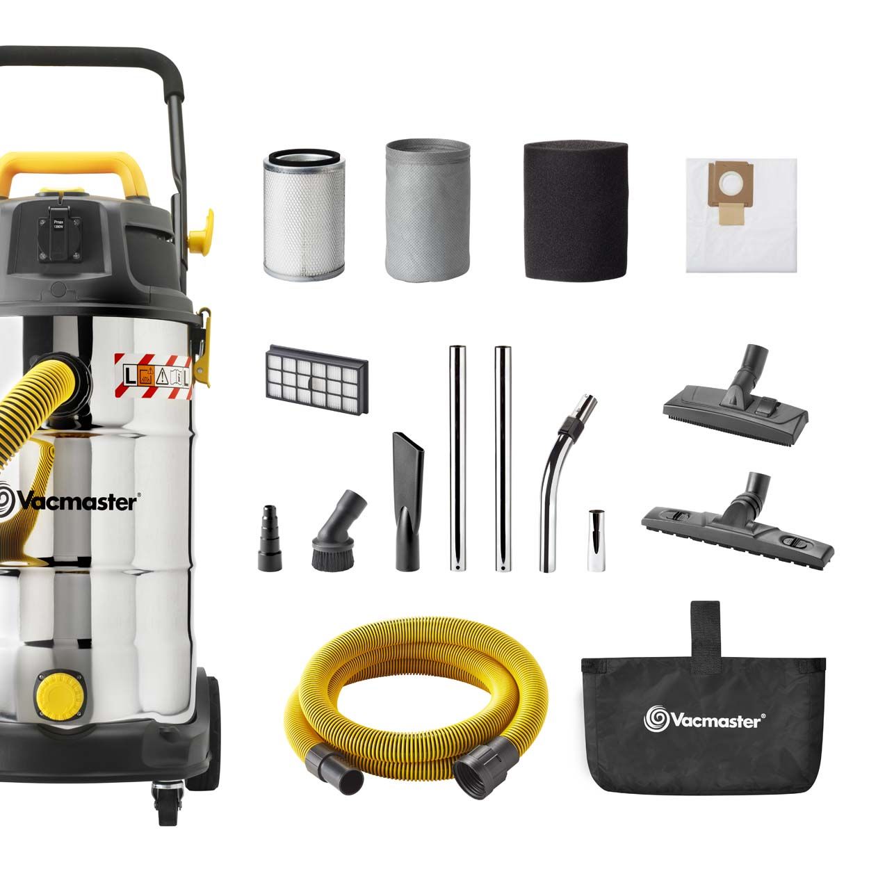 Vacmaster L Class 38L Wet and Dry Vacuum Cleaner with PTO