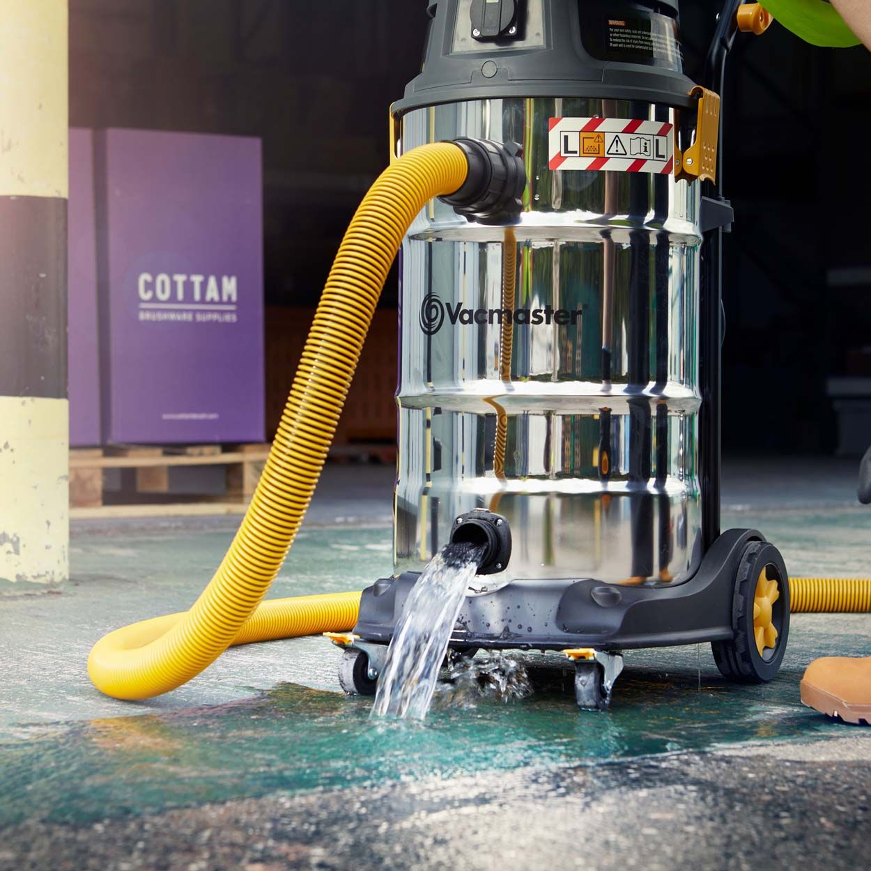 Vacmaster L Class 38L Wet and Dry Vacuum Cleaner with PTO