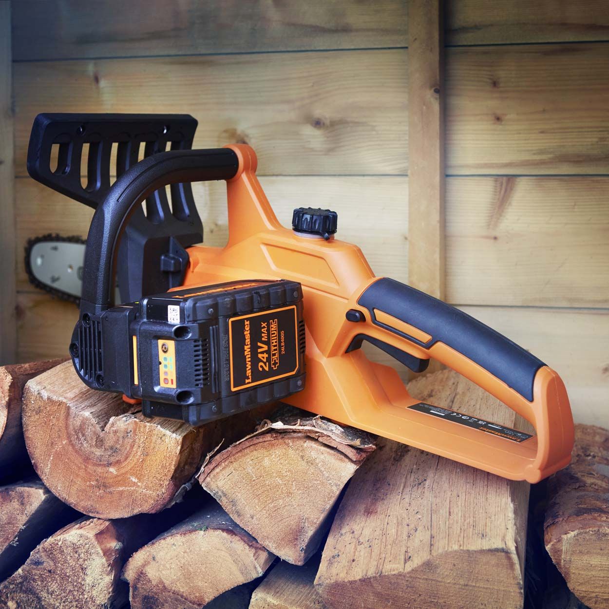 LawnMaster MX 24 25cm Cordless Chainsaw with 4.0ah Battery