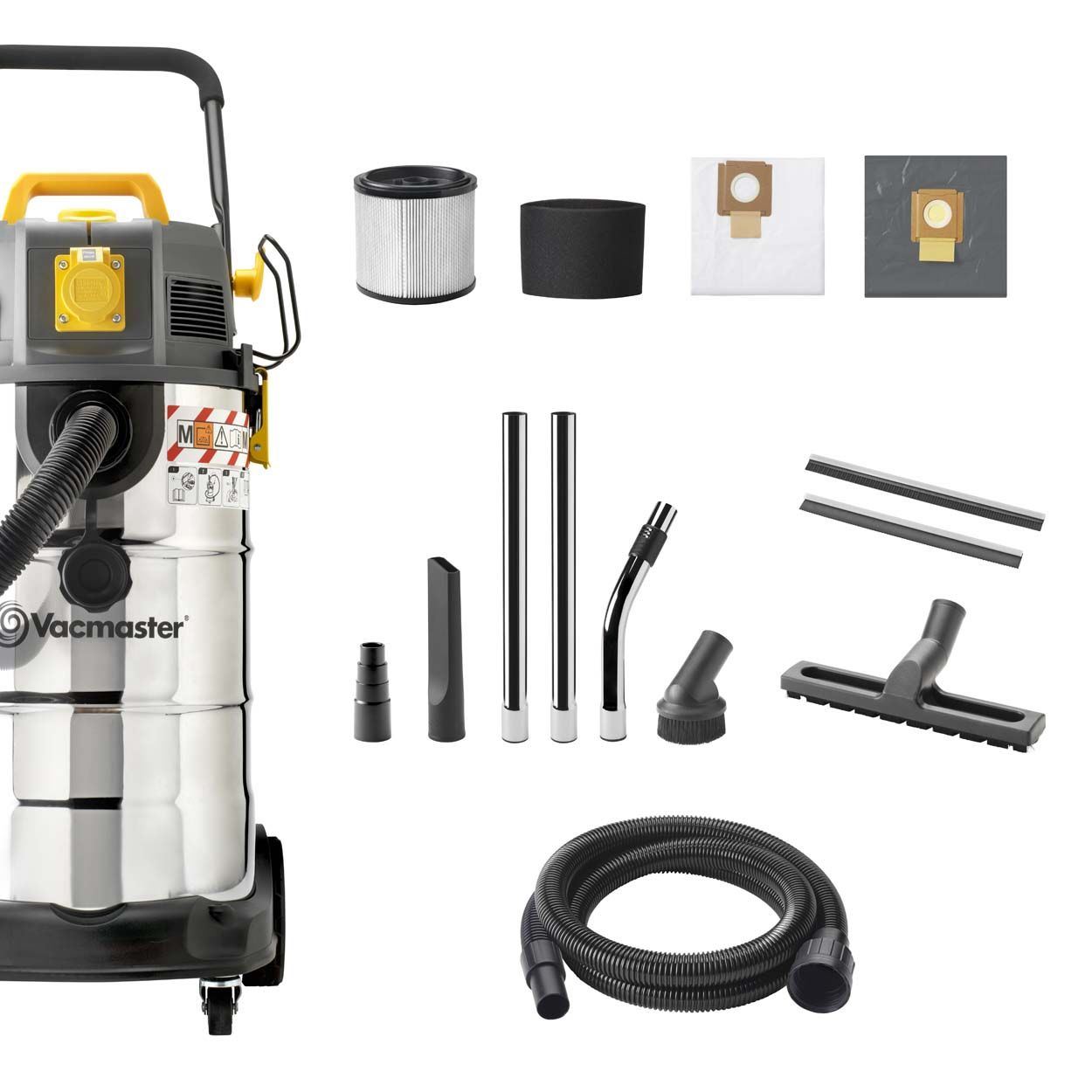 Vacmaster 110V M Class 38L Wet and Dry Vacuum Cleaner with 110V PTO