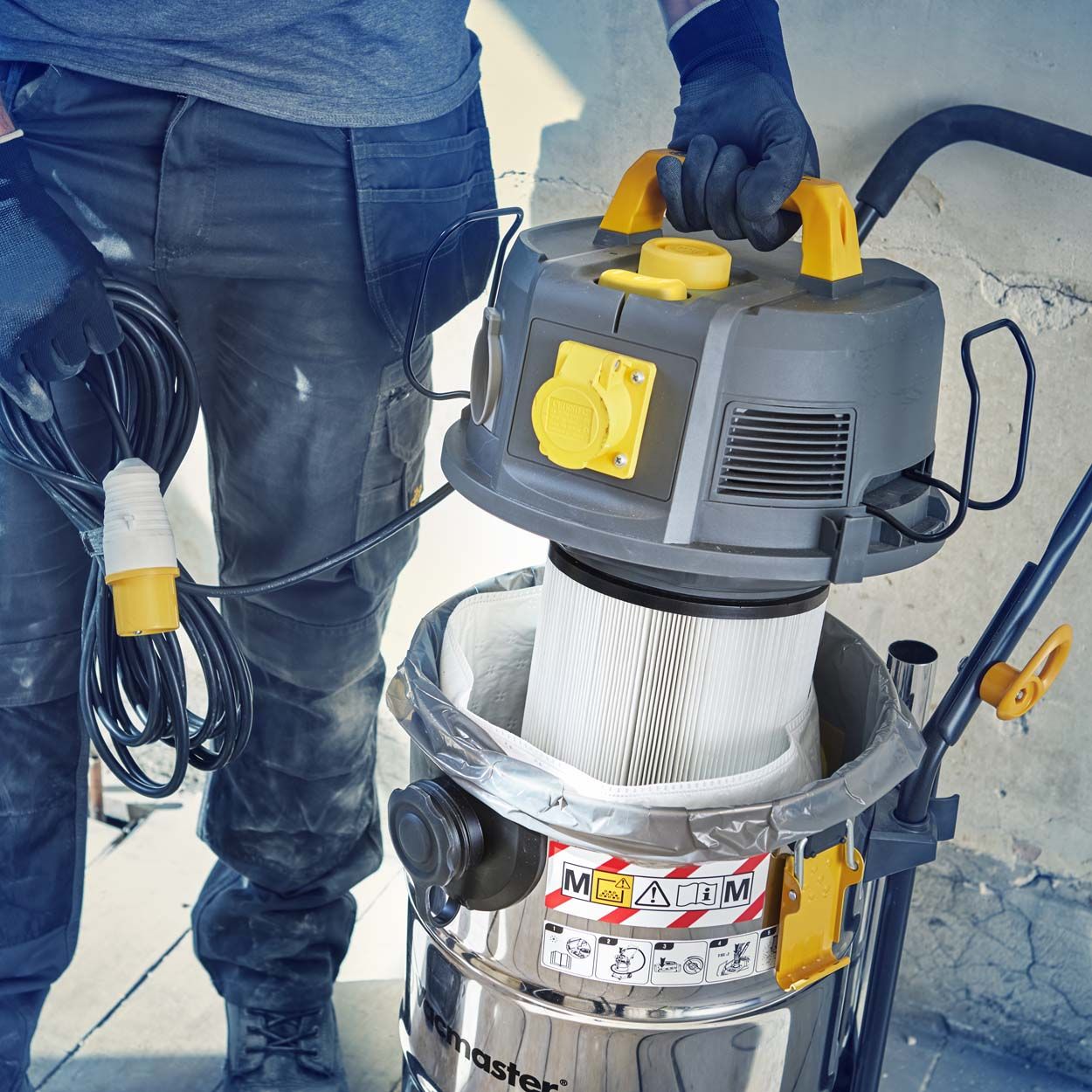 Vacmaster 110V M Class 38L Wet and Dry Vacuum Cleaner with 110V PTO