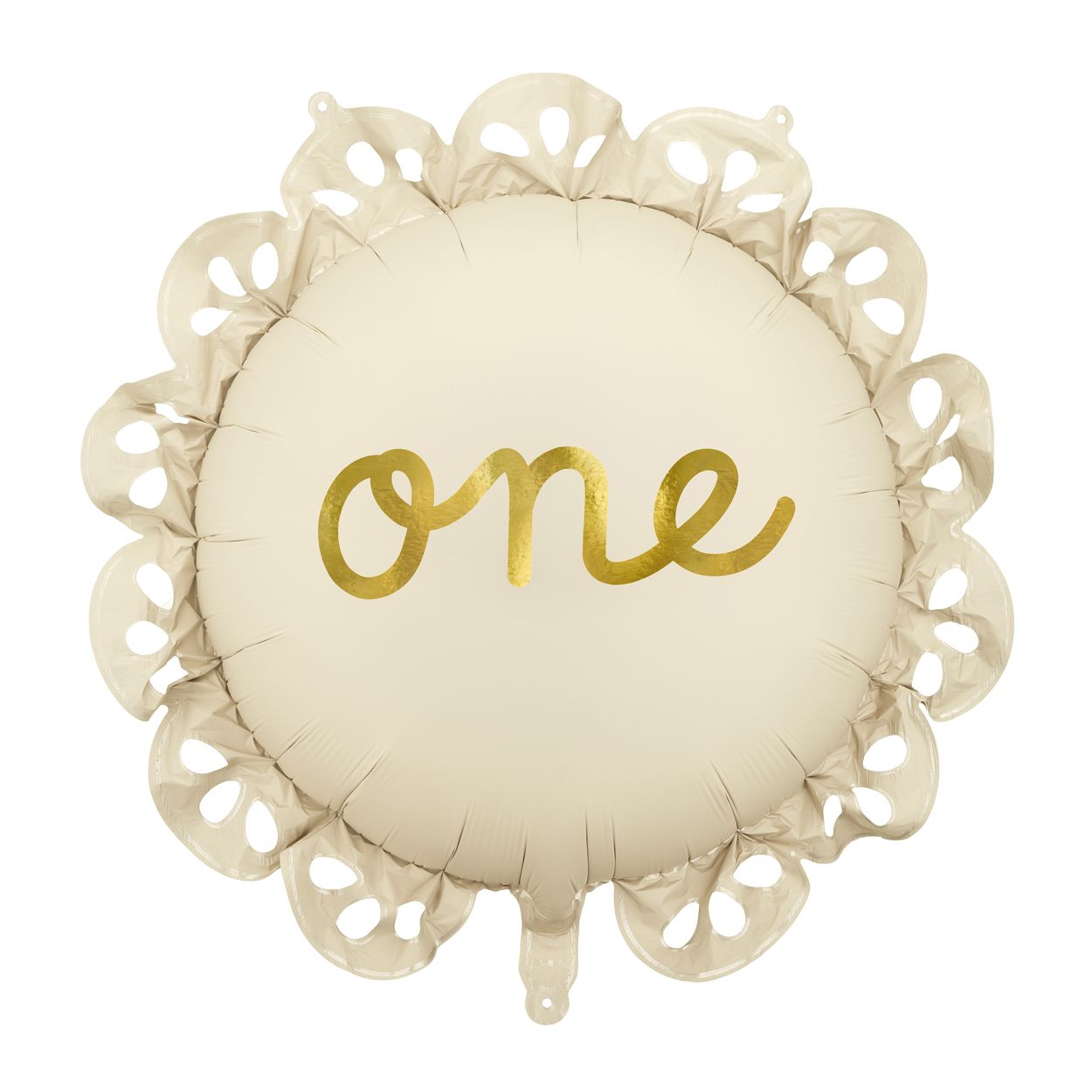 Foil Balloon Lozenge Ruffle One