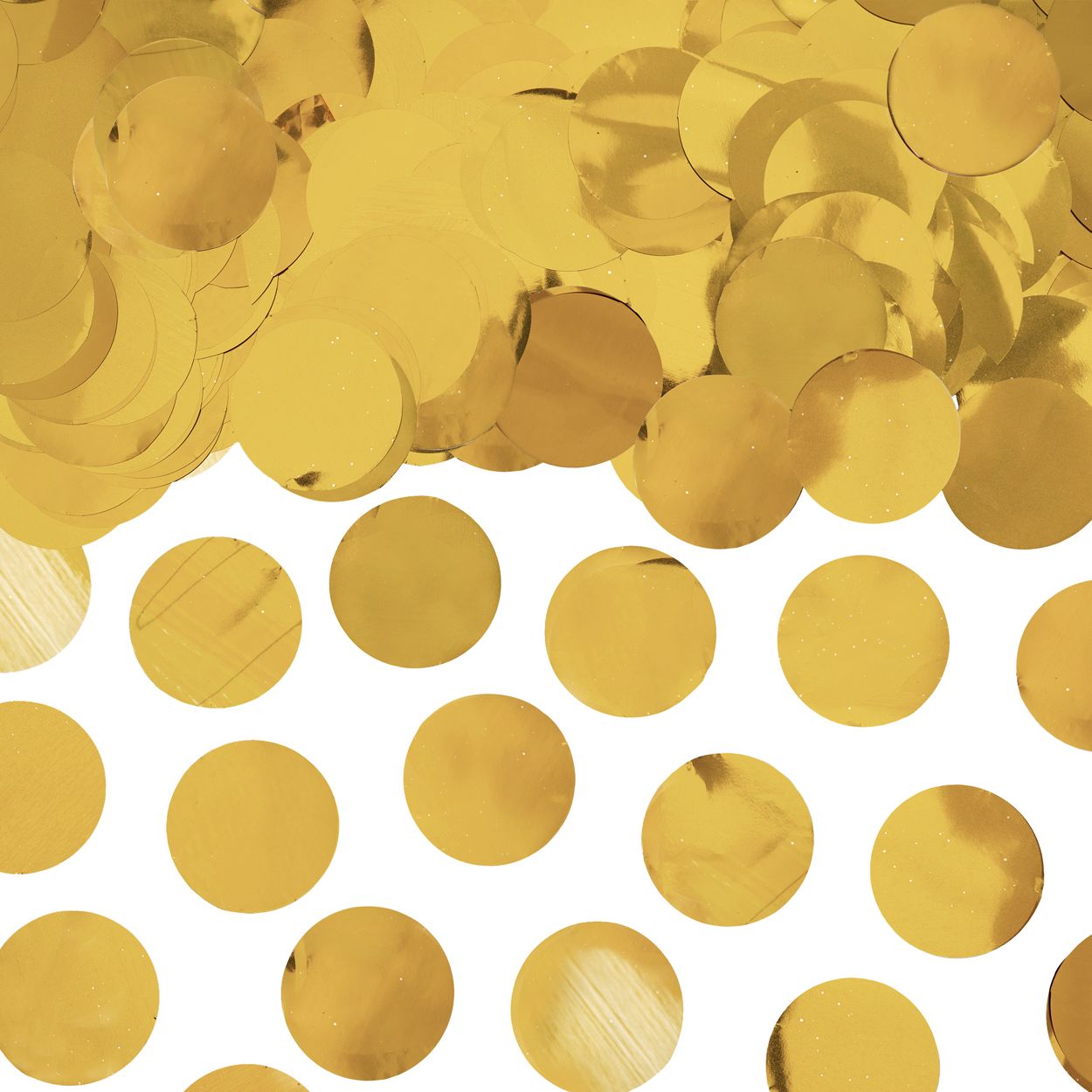 Gold Confetti Circles