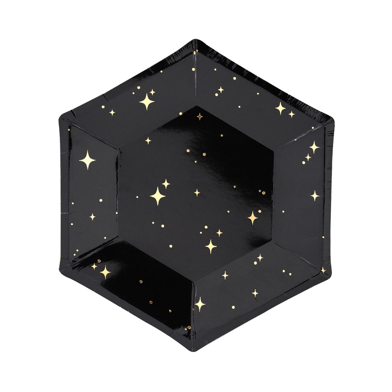 Let's Celebrate Plates Black 20cm