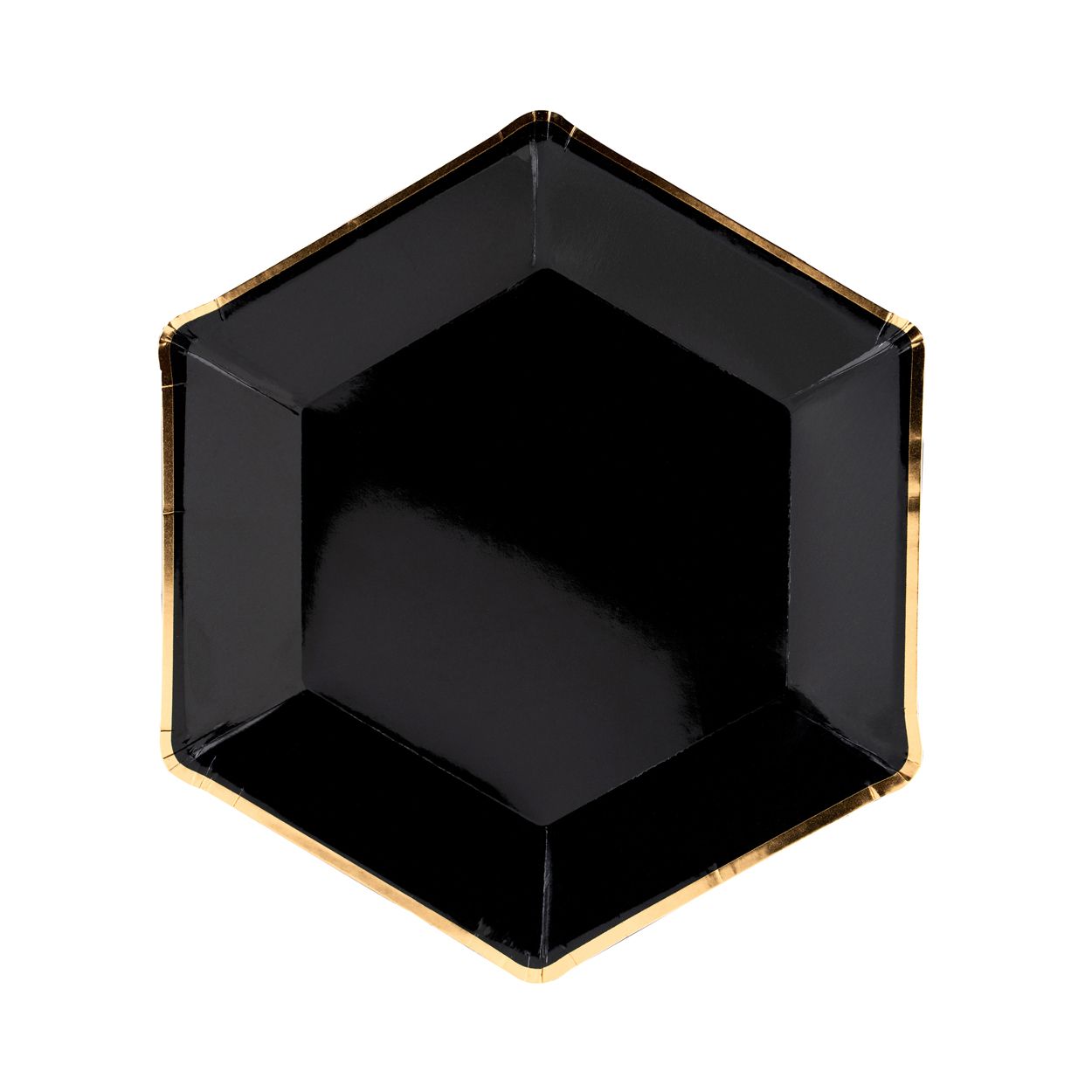 Let's Celebrate Plates Black 23cm
