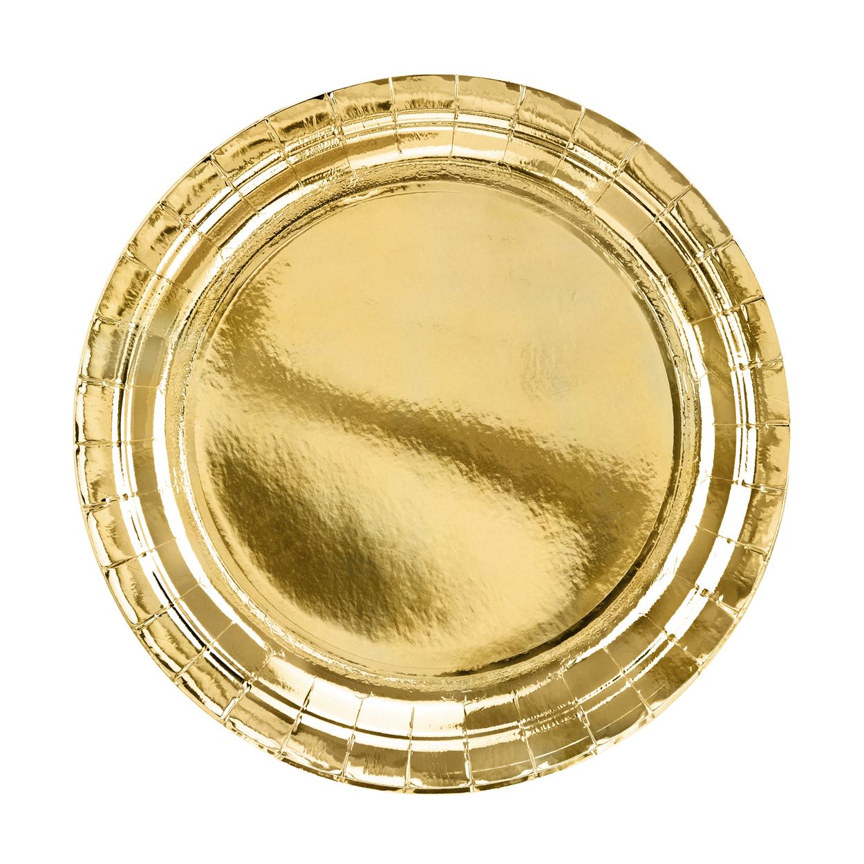 Gold Plates 23cm 6 Piece
